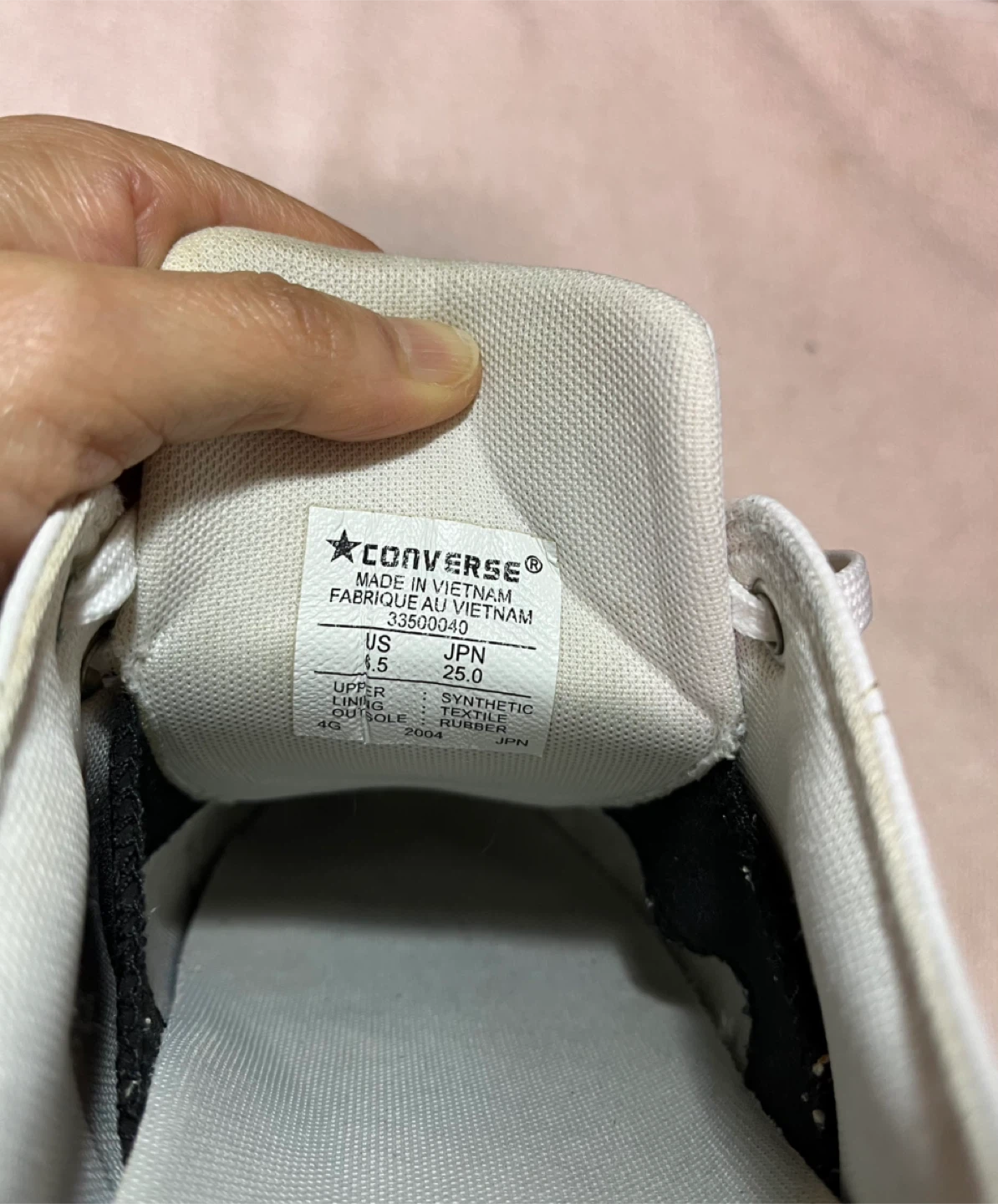 コンバース オールスター スニーカー 25cmの写真4枚目