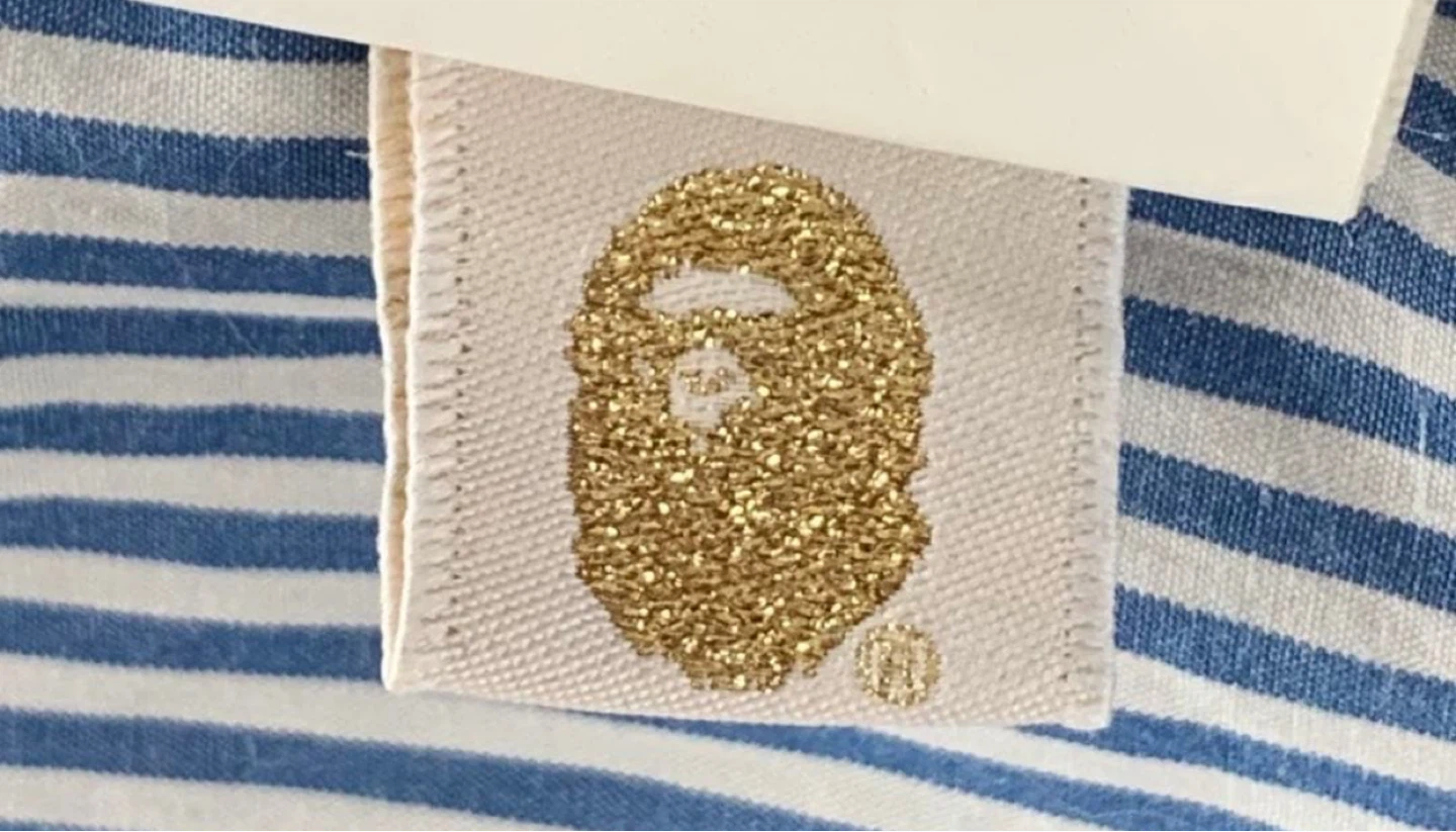 A BATHING APE 1stカモ マルチパターン シャツ 金タグビンテージ XLの写真6枚目