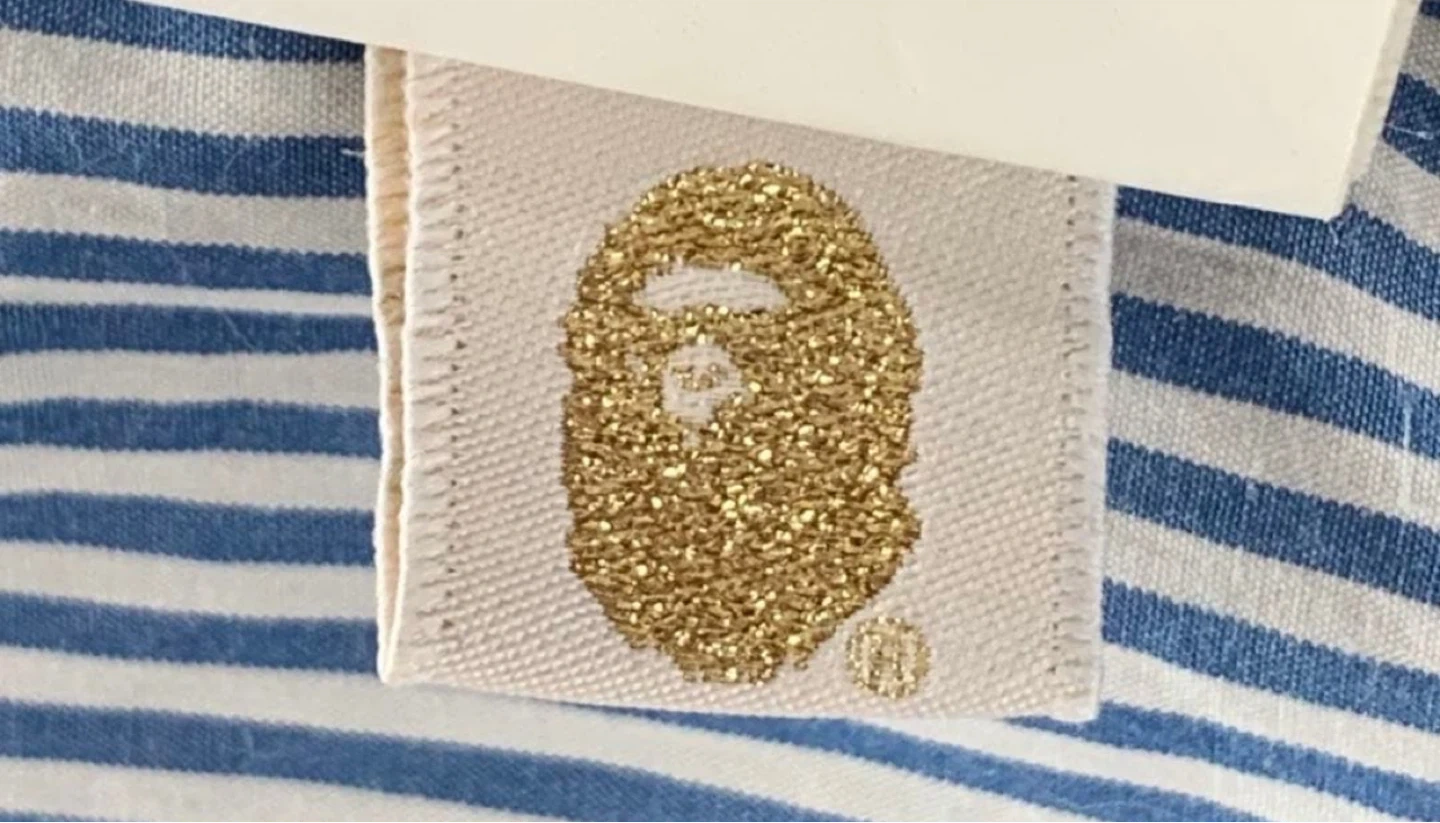 A BATHING APE 1stカモ マルチパターン シャツ 金タグビンテージ XLの写真6枚目