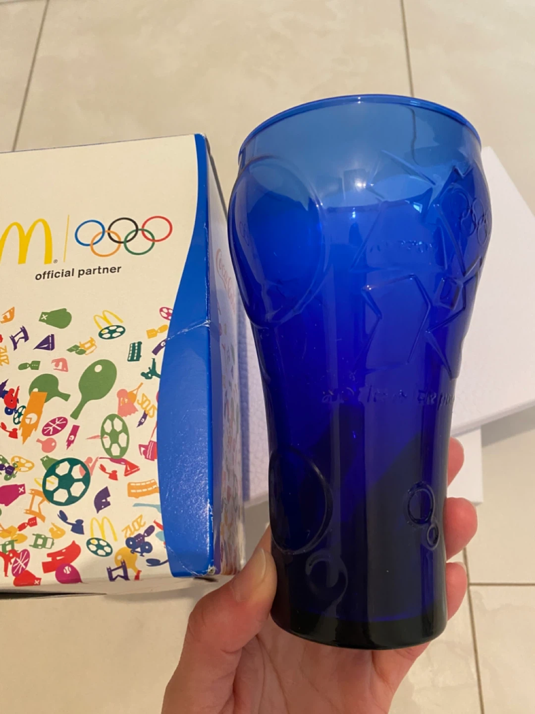 マクドナルド コカコーラ 2012ロンドンオリンピック グラス 【非売品