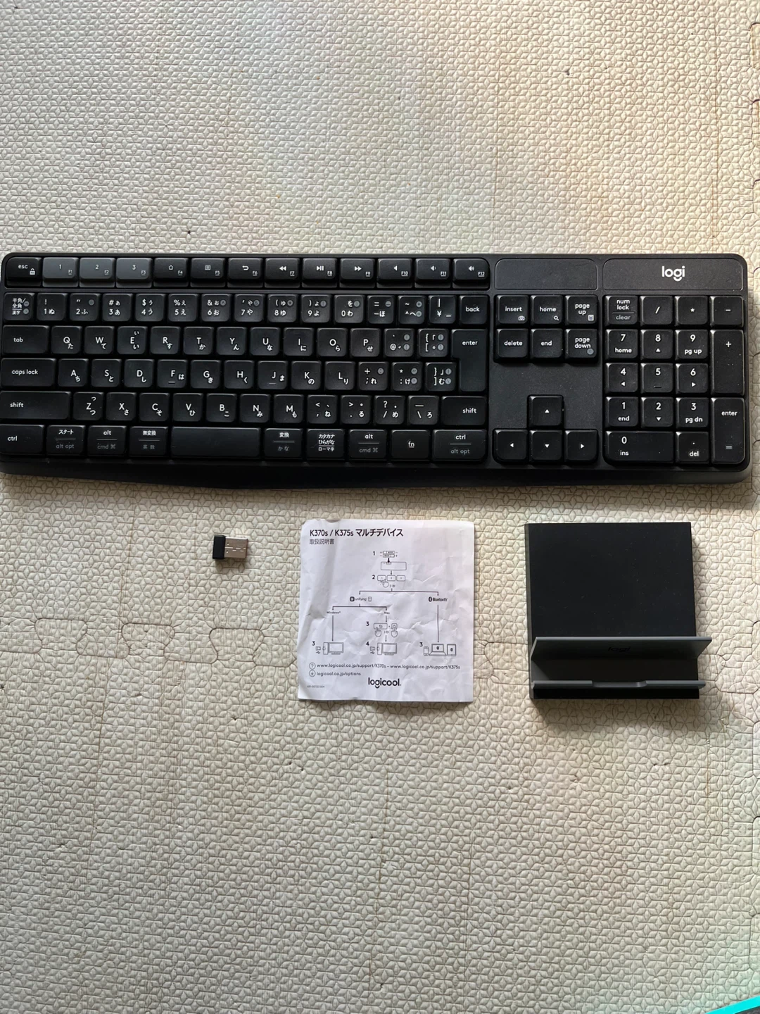 【無線キーボード】logicool  K375s Multi-Deviceの写真2枚目