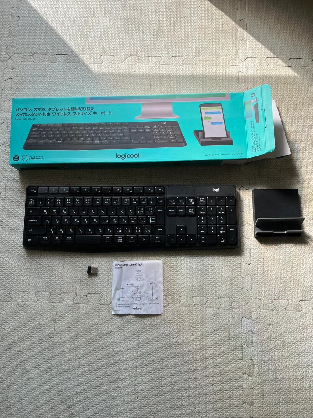 【無線キーボード】logicool  K375s Multi-Device