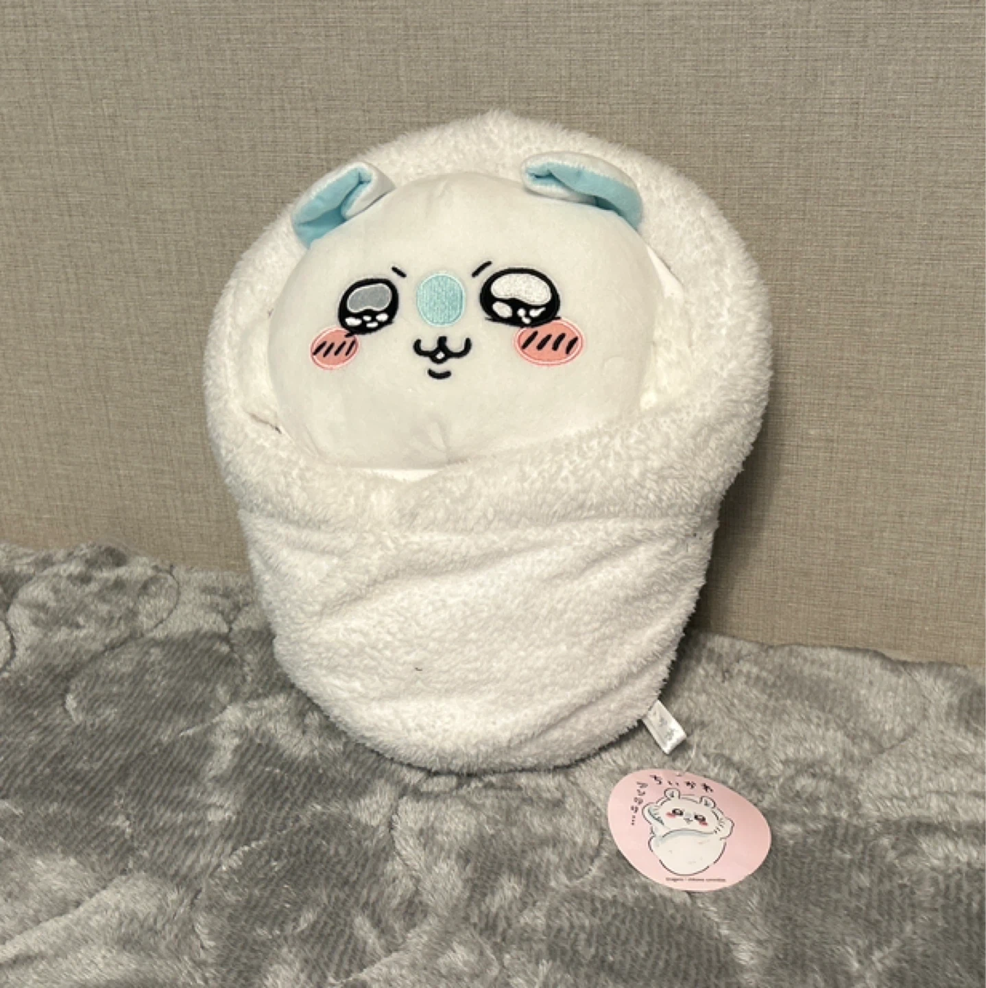 ちいかわ モモンガおくるみぬいぐるみ