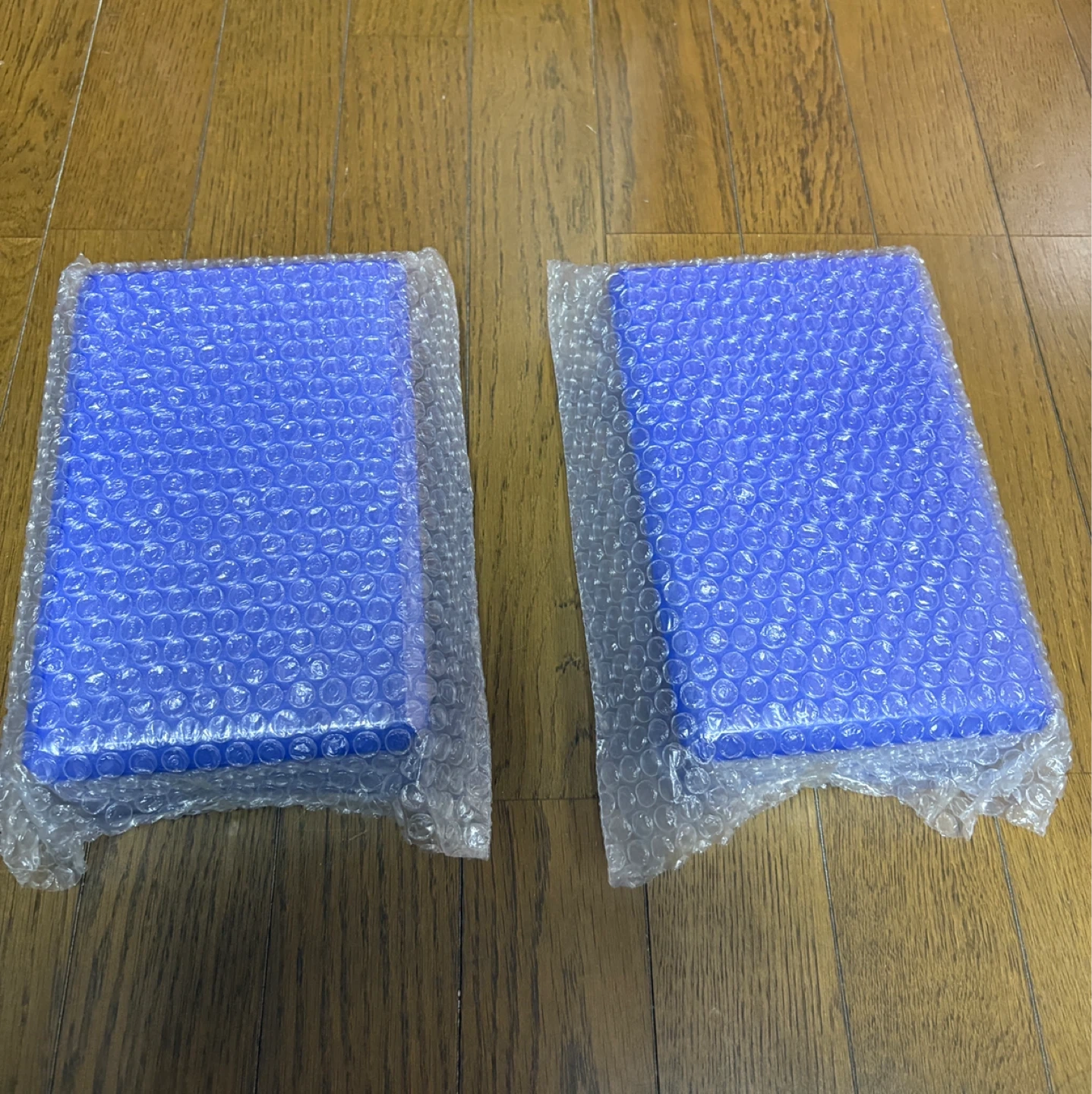 ヨガブロック ブルー 2個セットの写真4枚目