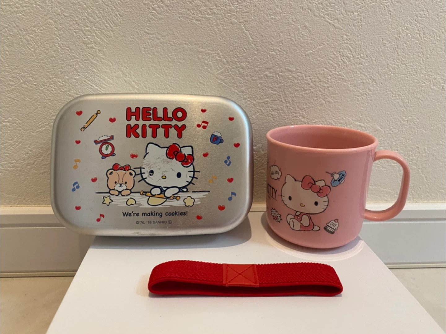 ハローキティ 弁当箱＆コップ セット