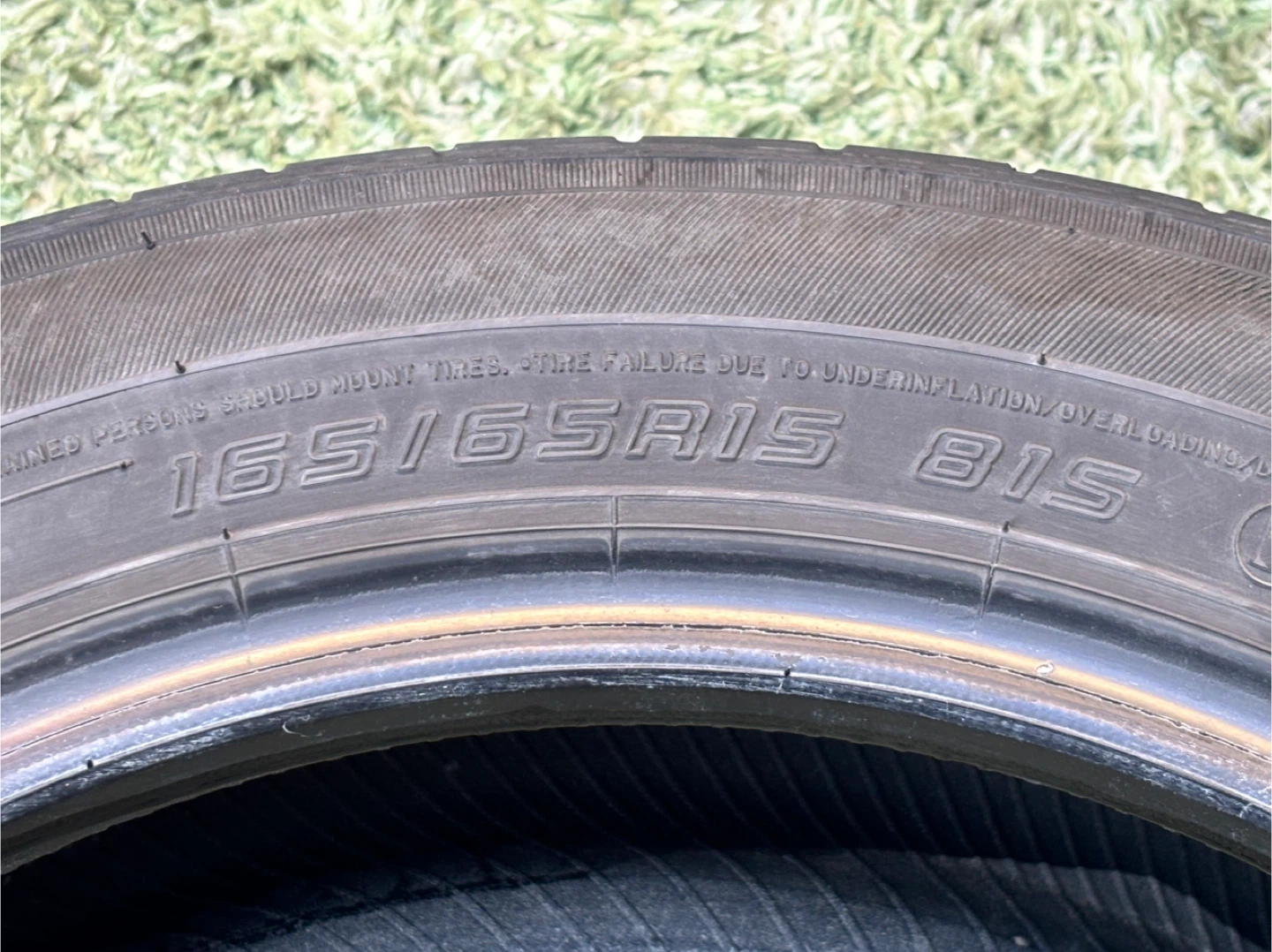 ダンロップ タイヤ 165/65R15 81S 4本セットの写真2枚目