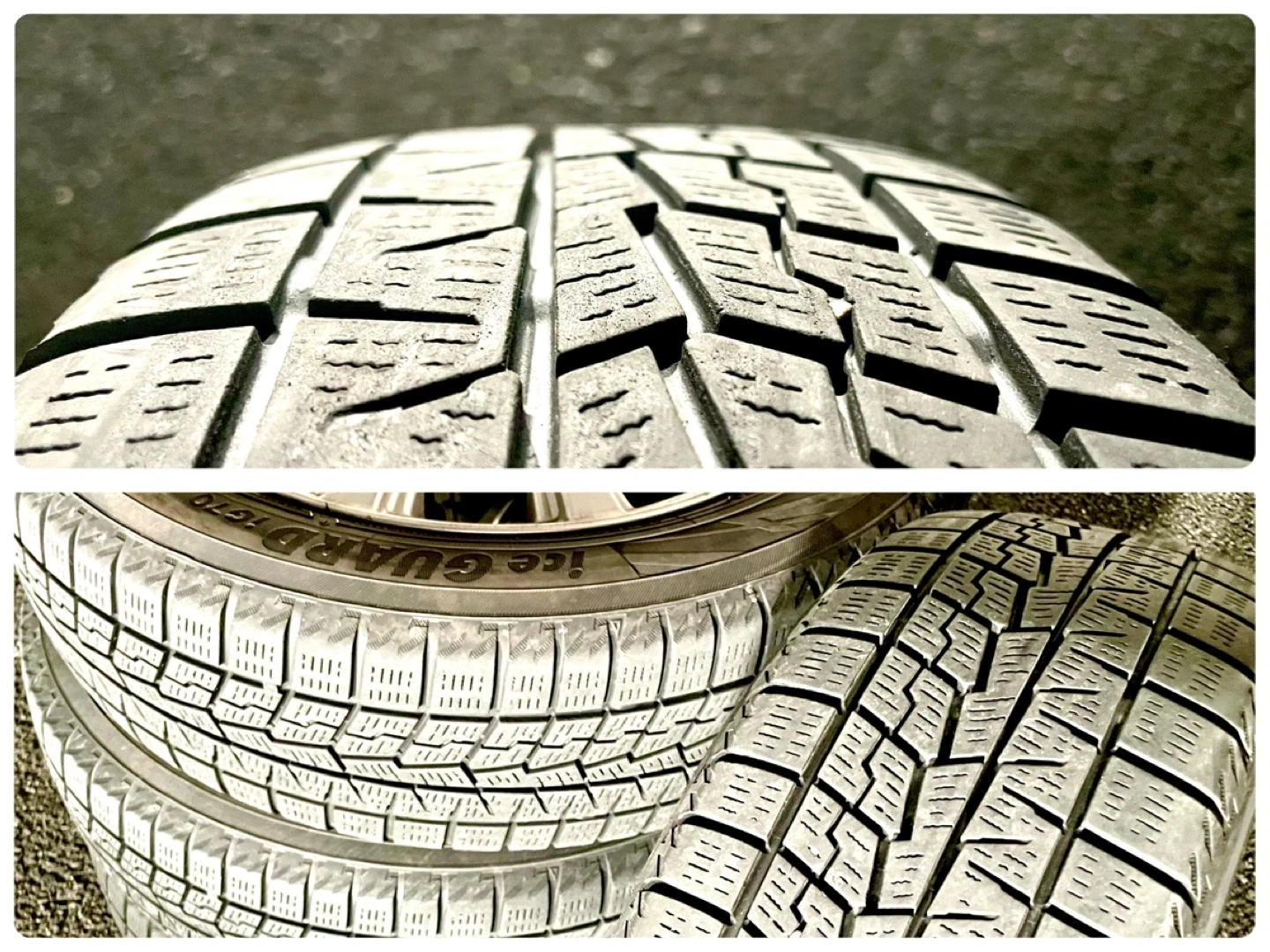 155/65/R14 軽自動車 スタッドレス&ホイール YOKOHAMA ice GUARD7の写真2枚目