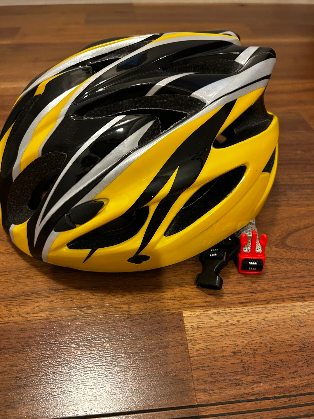 ヘルメット 自転車用 イエロー/ブラック Lサイズ