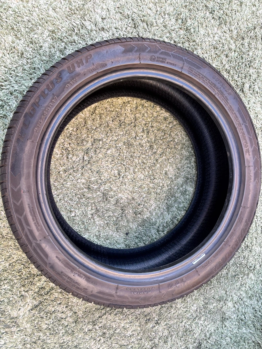 フォルトゥナ タイヤ 215/45R17 4本セットの写真7枚目