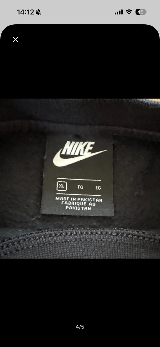 NIKE  スウェット XLサイズの写真4枚目