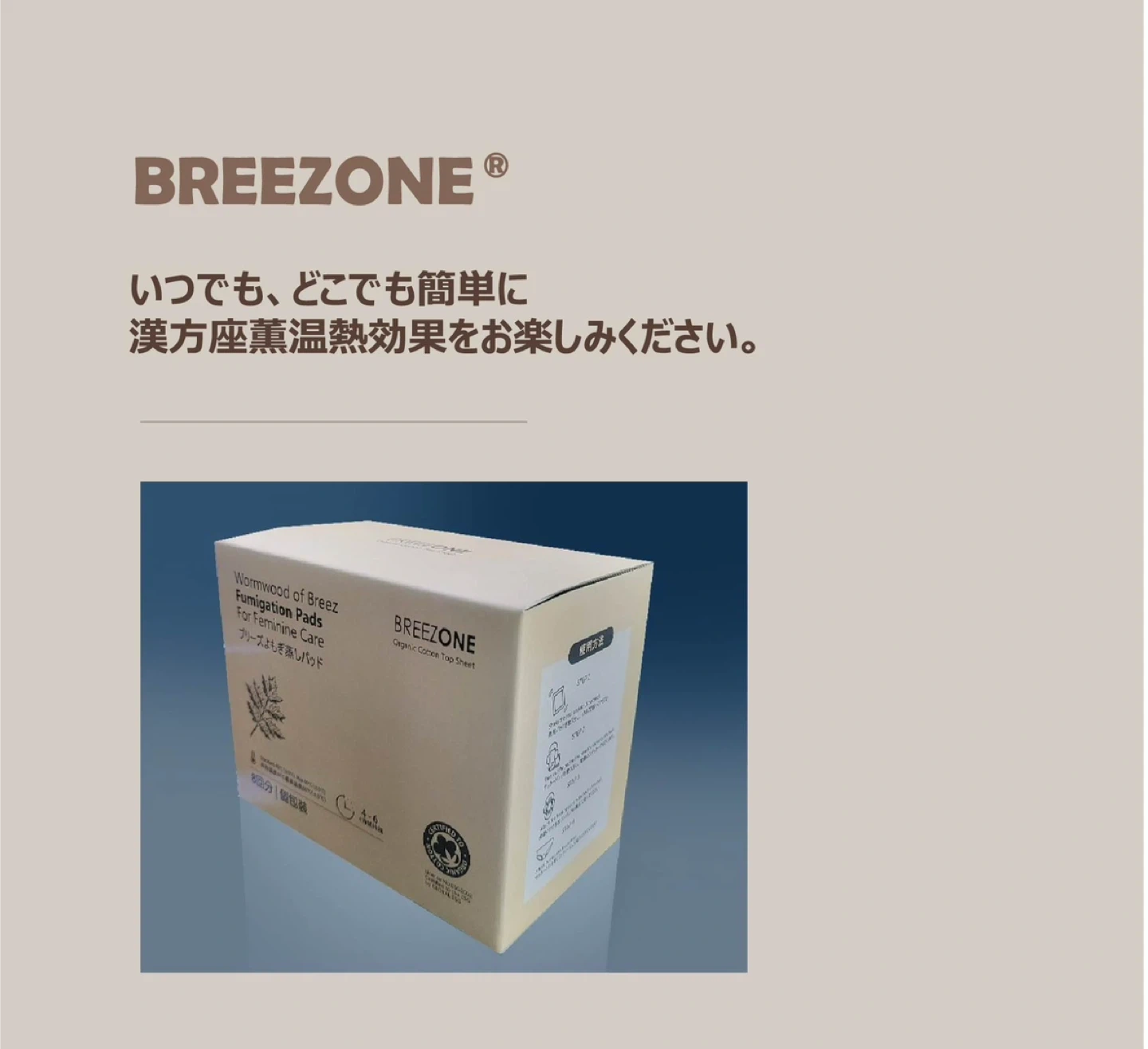 ブリーズワン よもぎ蒸しパッド