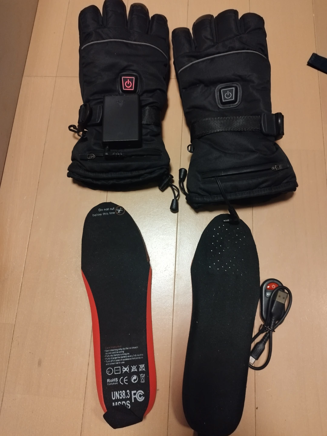 電熱グローブ＆インソールセット