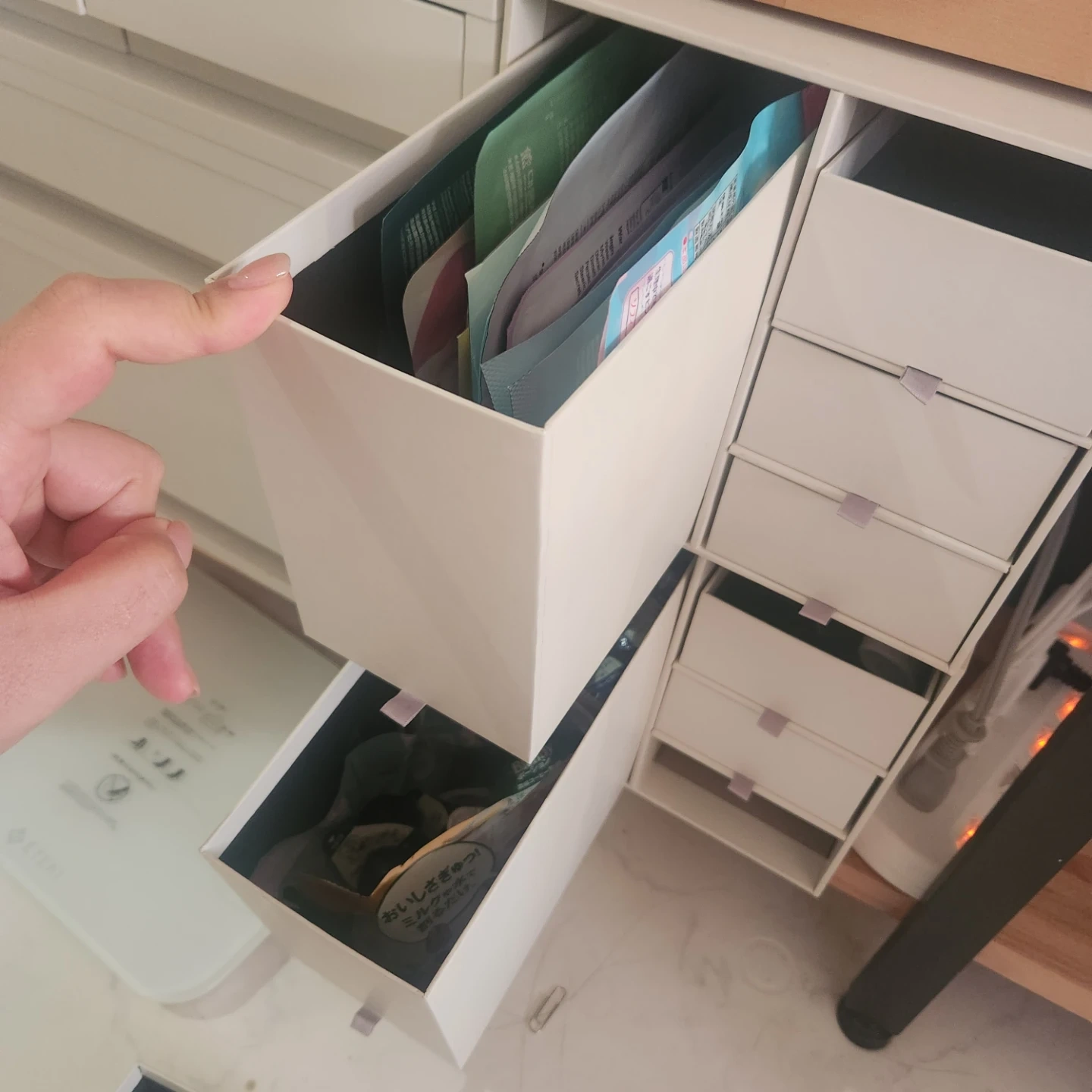 収納ボックス リビングポスト 2個セットの写真4枚目