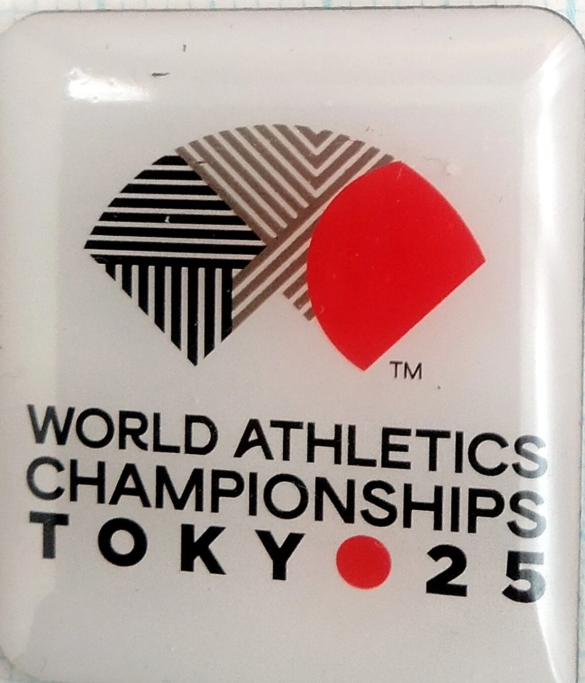 トートバッグとピンバッチ2個とりくワンシール　缶バッチ　国立競技場　2025世界陸上　りくワン　の写真8枚目