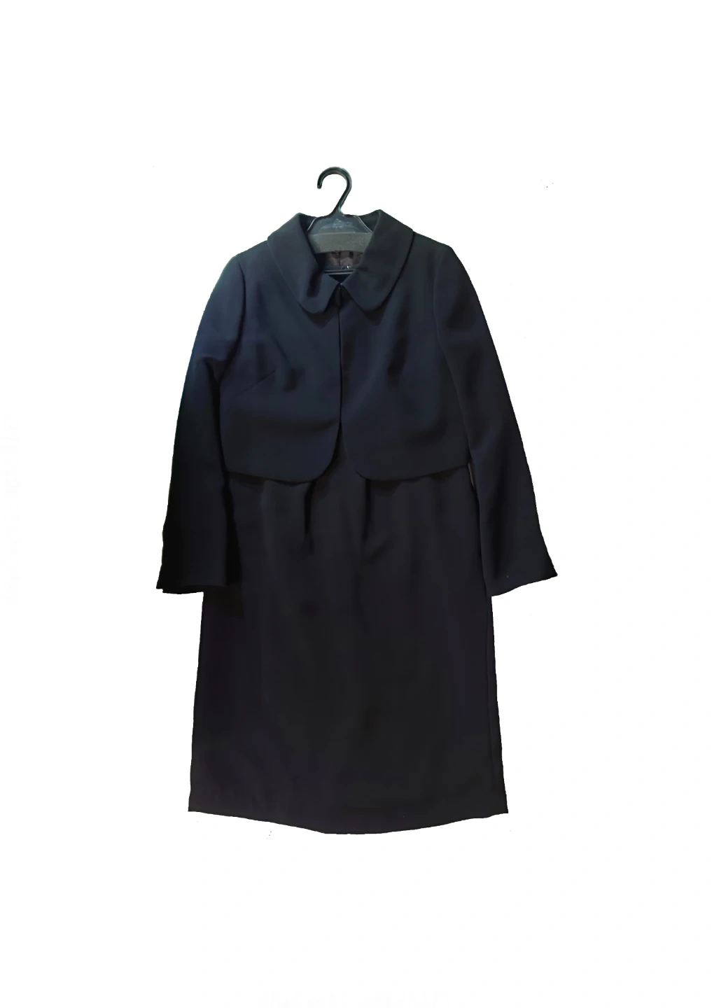 ワンピース × ジャケット ブラックフォーマルセットアップ 11AR/PinX