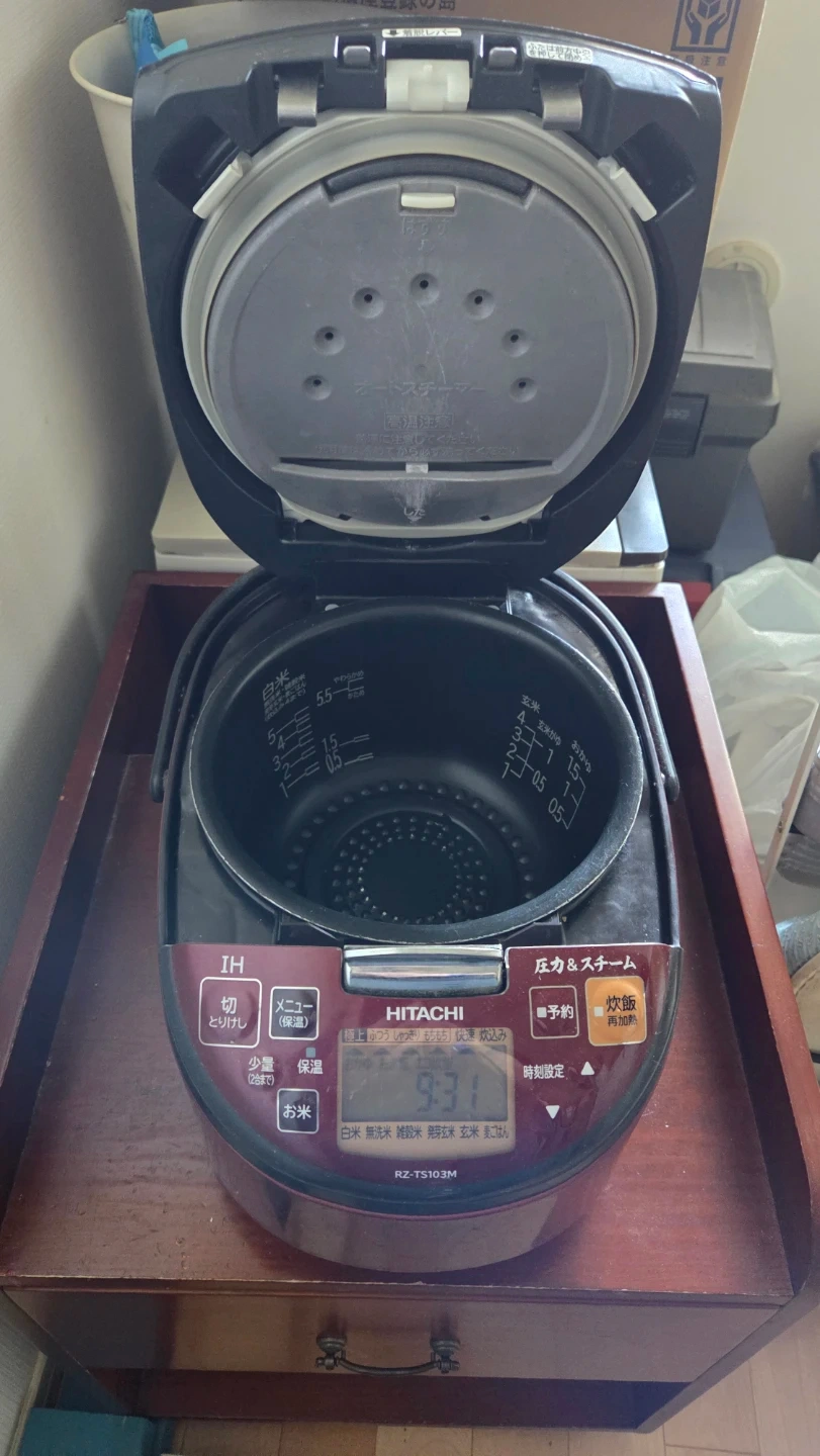 ヒタチ IH炊飯器 RZ-TS103Mの写真3枚目