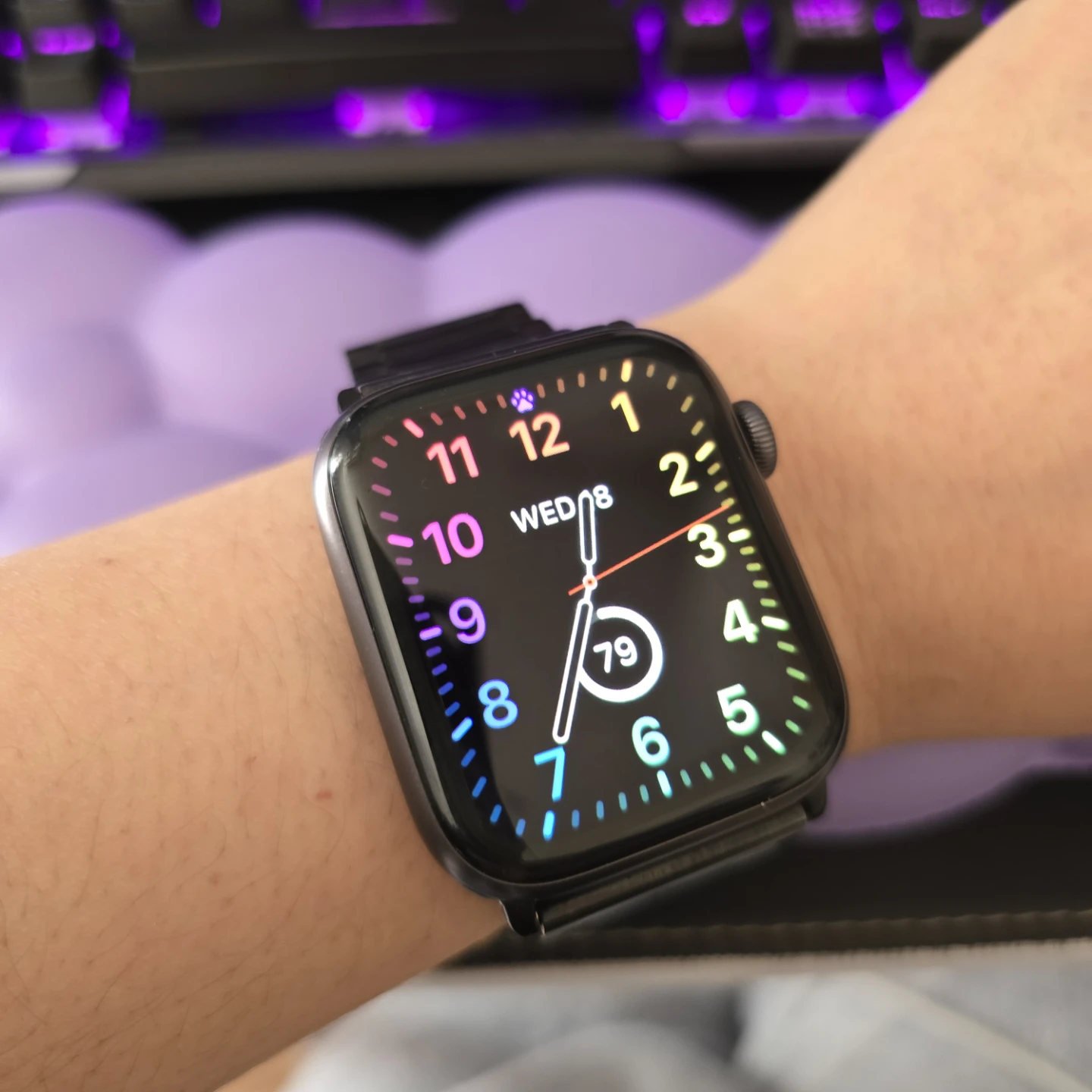 アップルウォッチ 44mm ブラックの写真2枚目