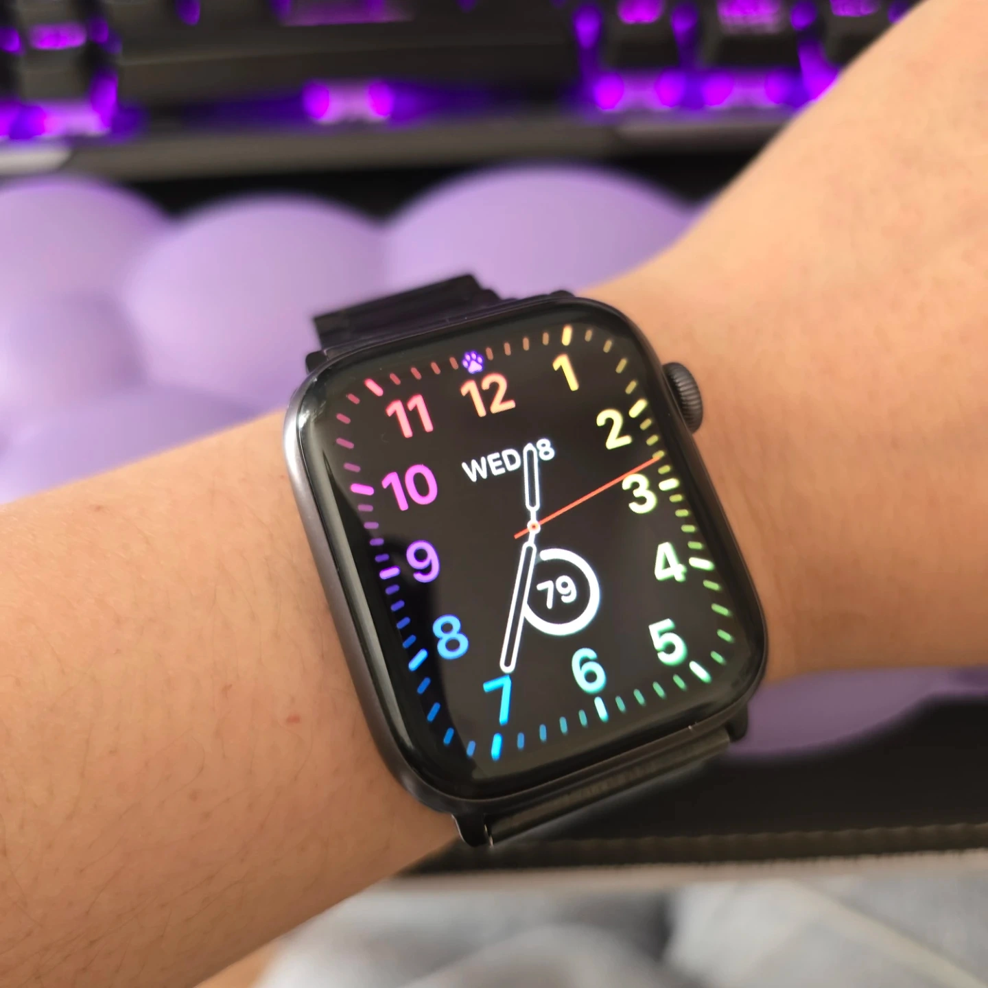 アップルウォッチ 44mm ブラックの写真2枚目