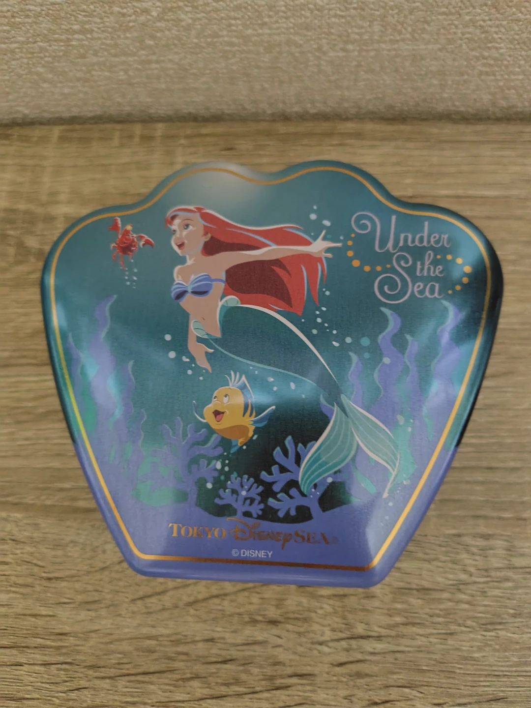 ディズニー リトルマーメイド 缶ケース