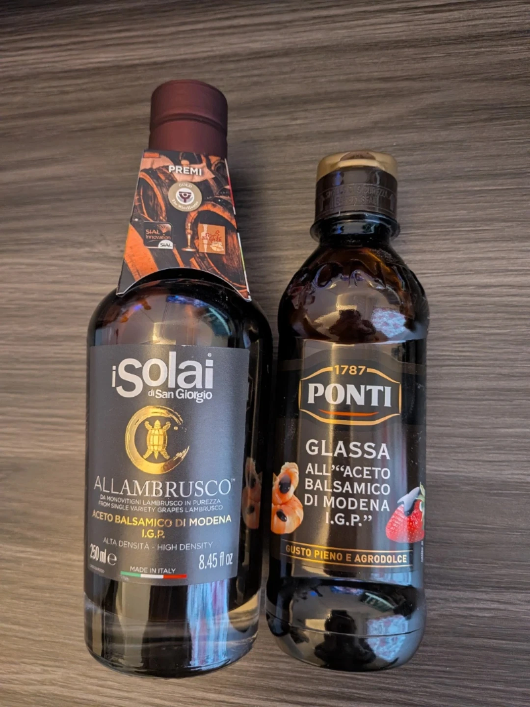【本場イタリア直輸入】プレミアム・バルサミコ酢 2本セット