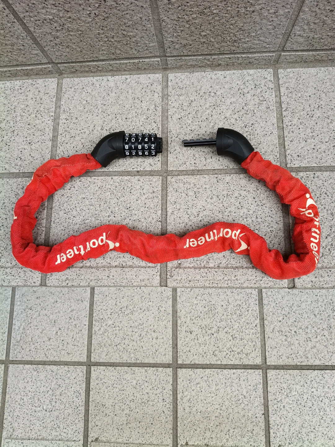 5桁　チェーンロック　美品