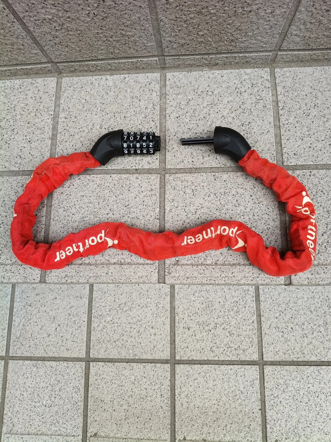 5桁 チェーンロック 美品