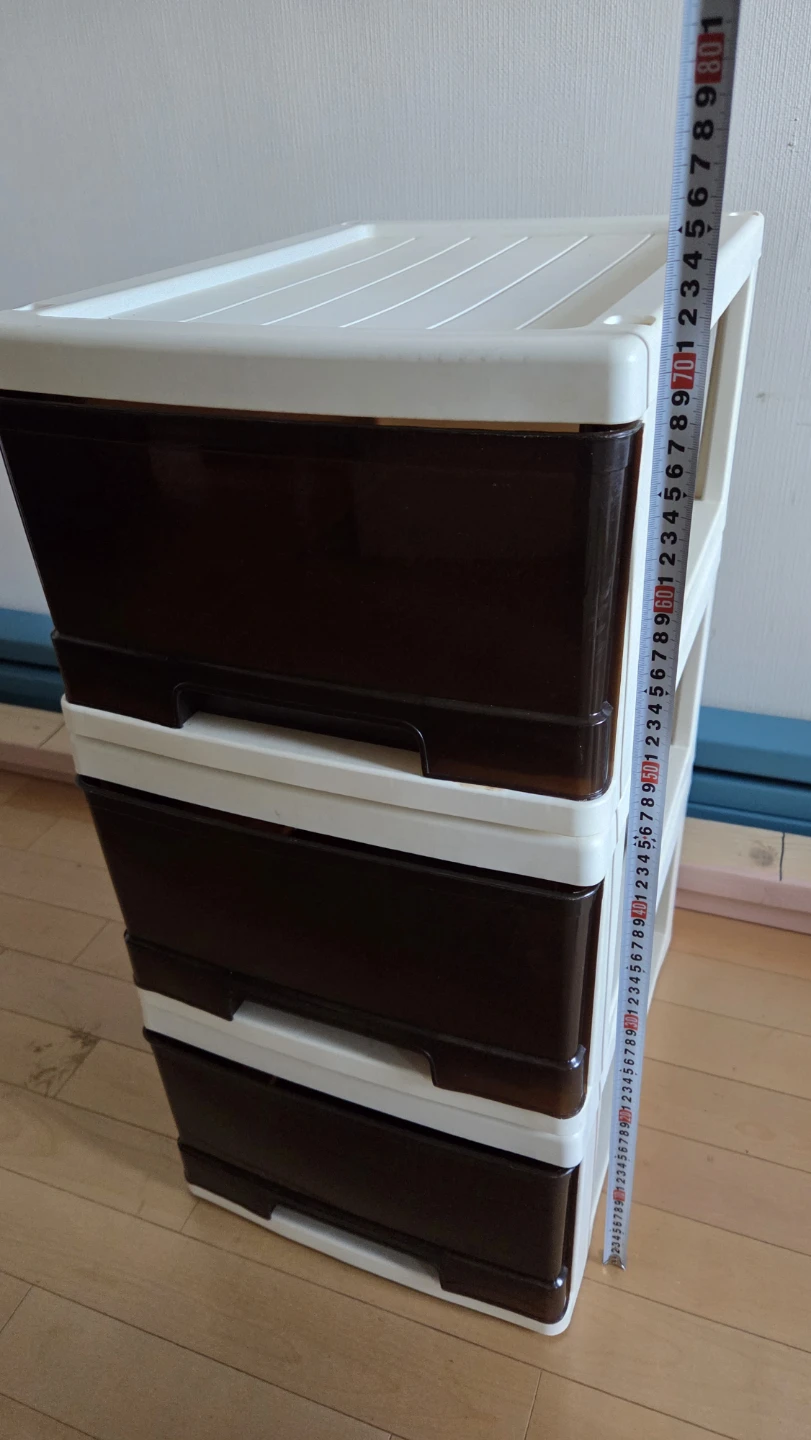 収納ボックス 3個セット ブラウンの写真4枚目