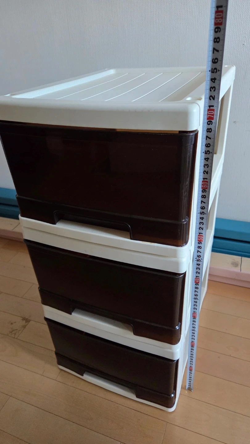 収納ボックス 3個セット ブラウンの写真4枚目