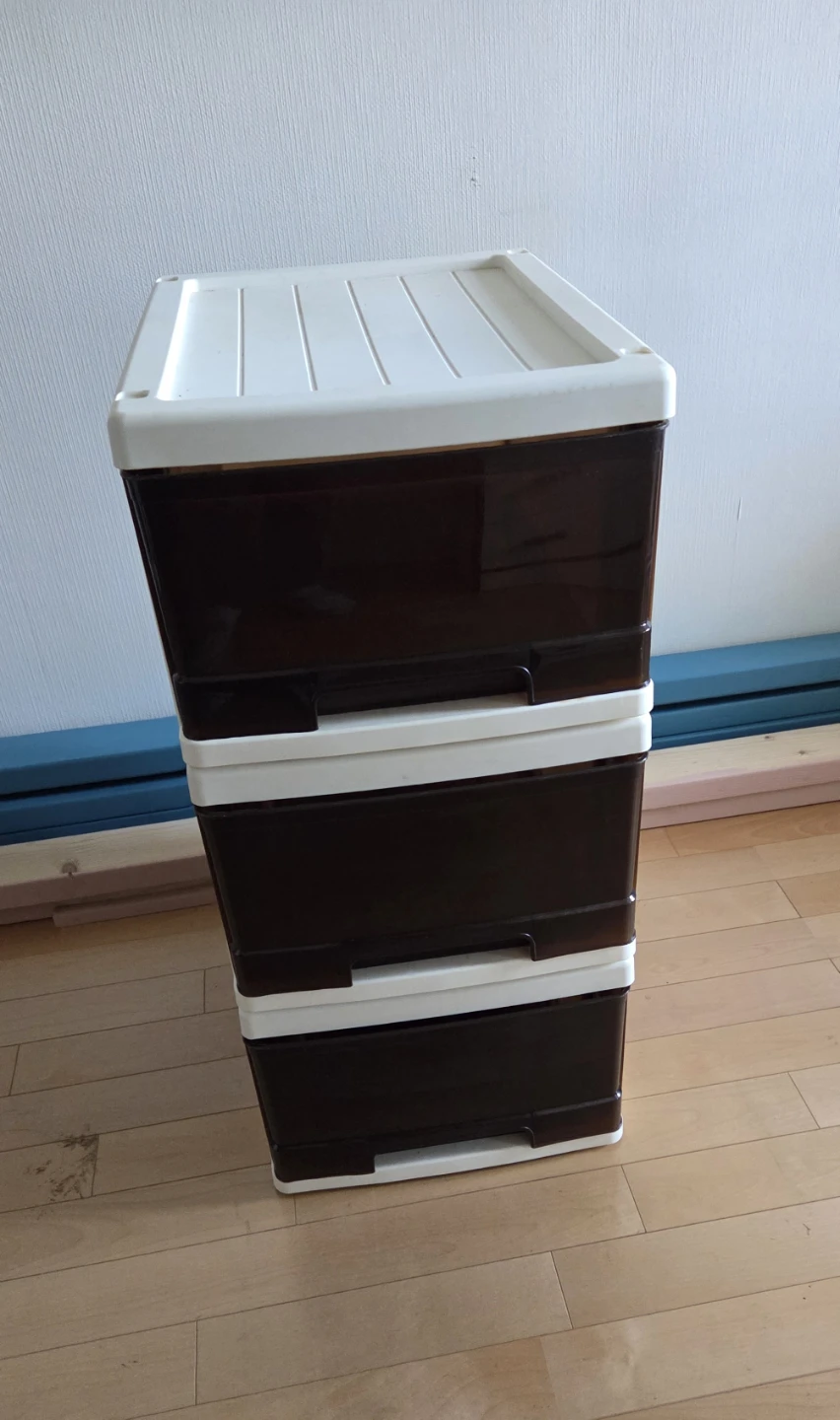 収納ボックス 3個セット ブラウンの写真5枚目