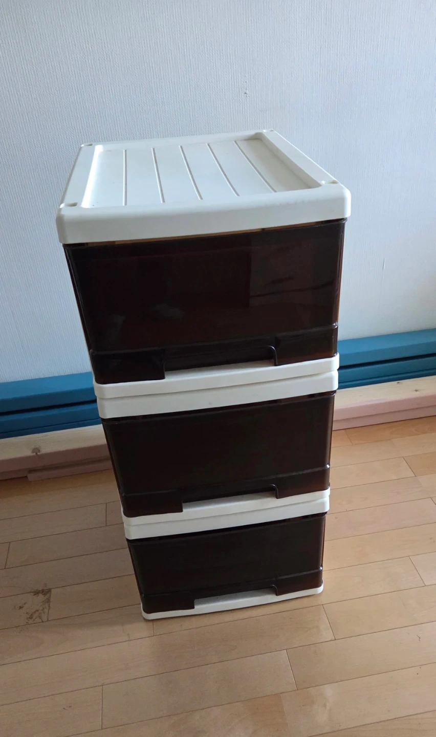 収納ボックス 3個セット ブラウンの写真5枚目