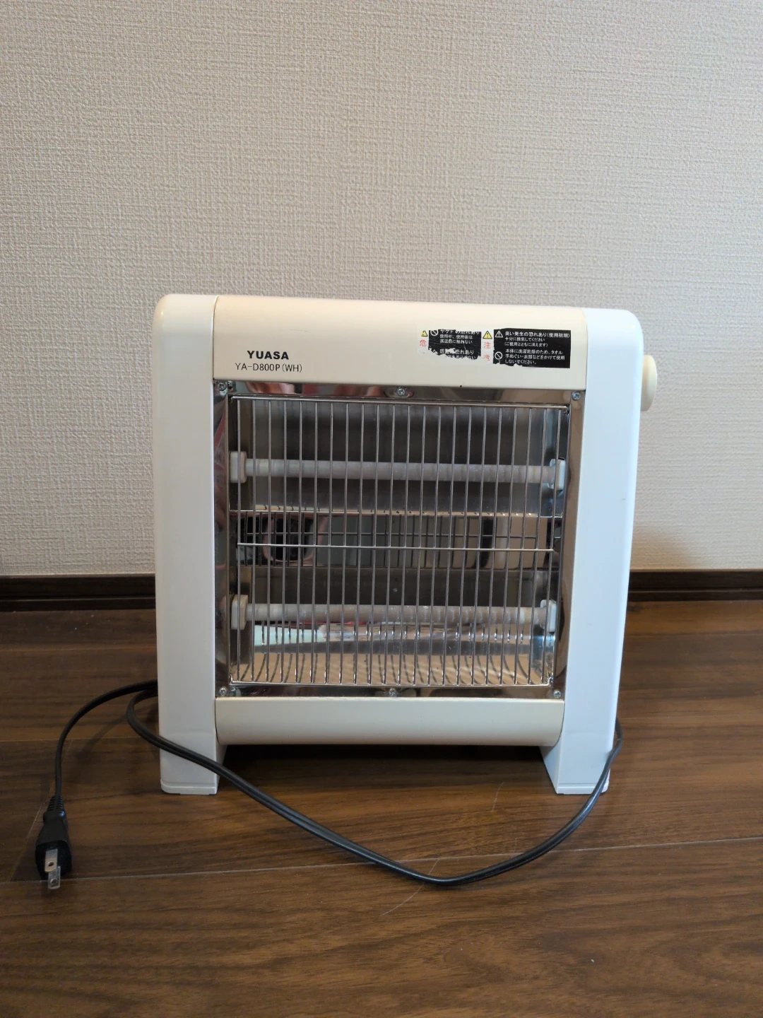 ユアサ 電気ストーブ YA-D800P(WH)