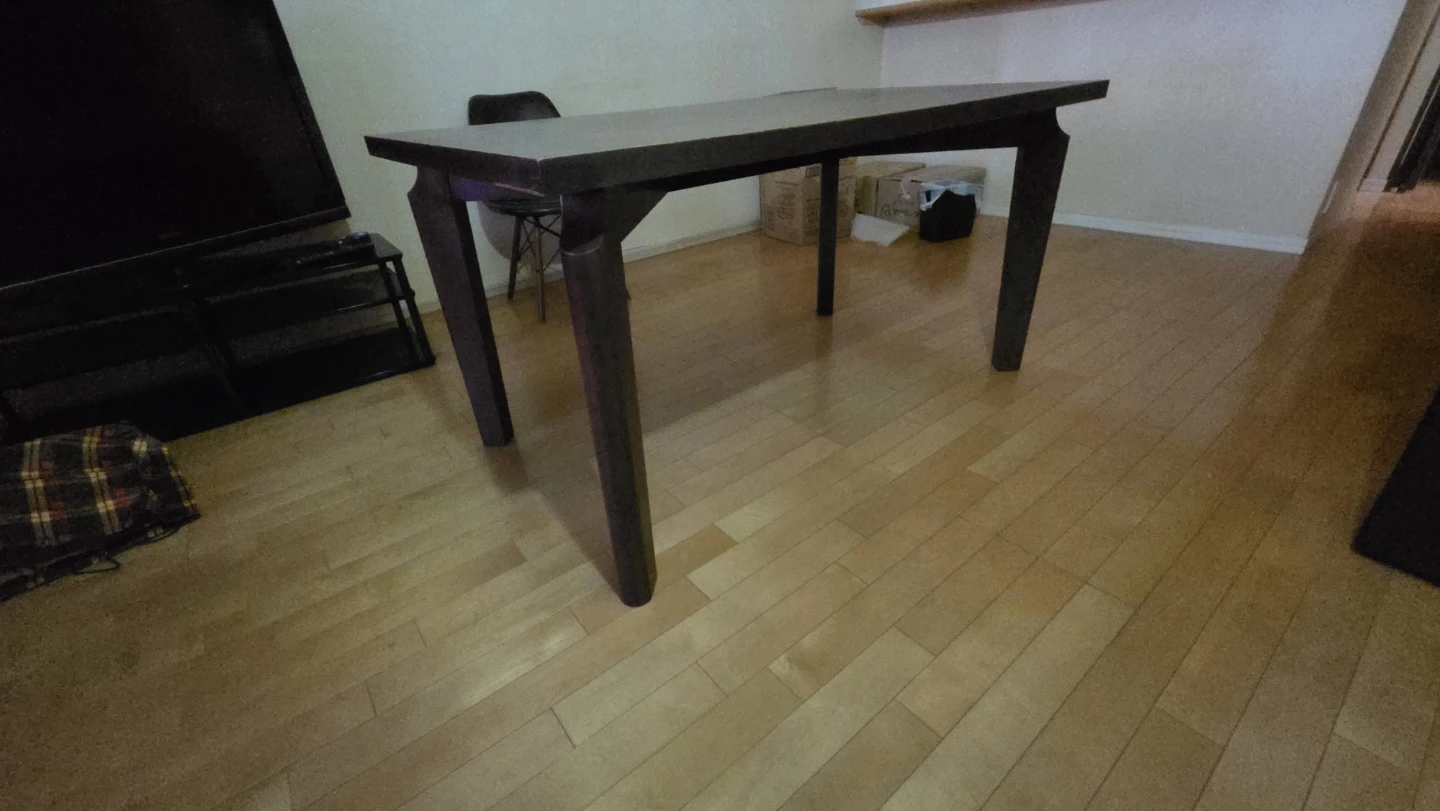 木製ダイニングテーブル　しっかりした作りです。の写真4枚目