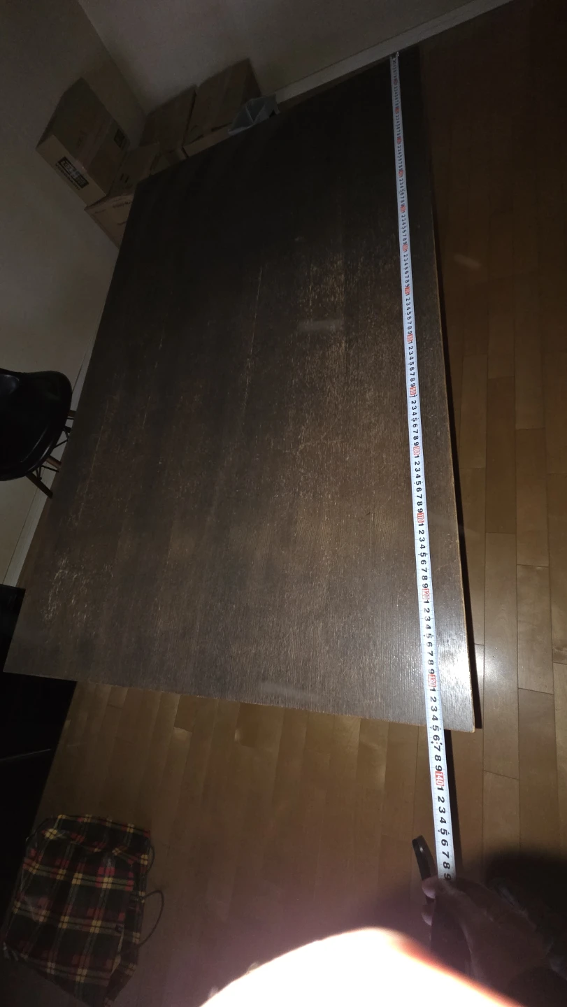 木製ダイニングテーブル　しっかりした作りです。の写真7枚目