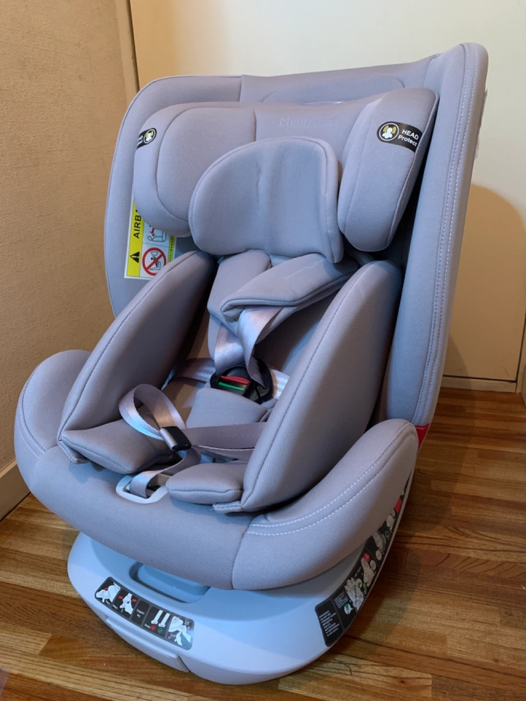 360度回転式 新品ベビーチャイルドシート G409-ISO