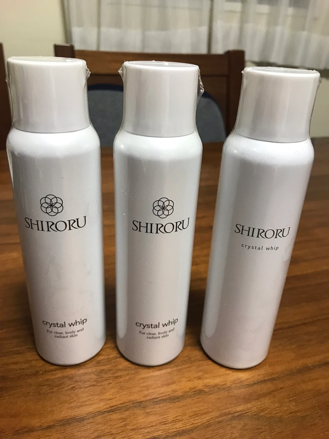 ■SHIRORU■クリスタルホイップ 洗顔料 ■3本セットの写真2枚目