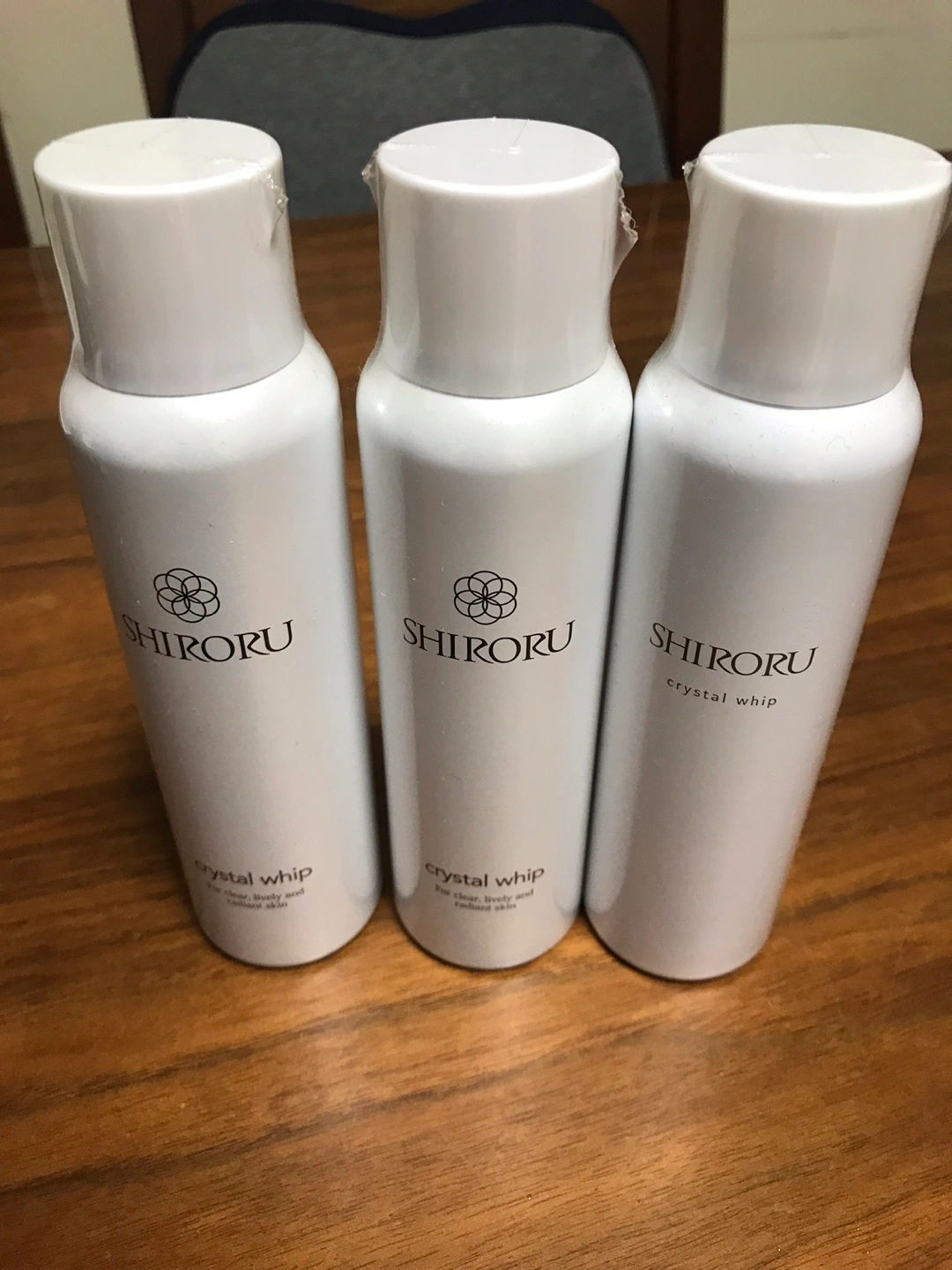 ■SHIRORU■クリスタルホイップ 洗顔料 ■3本セット