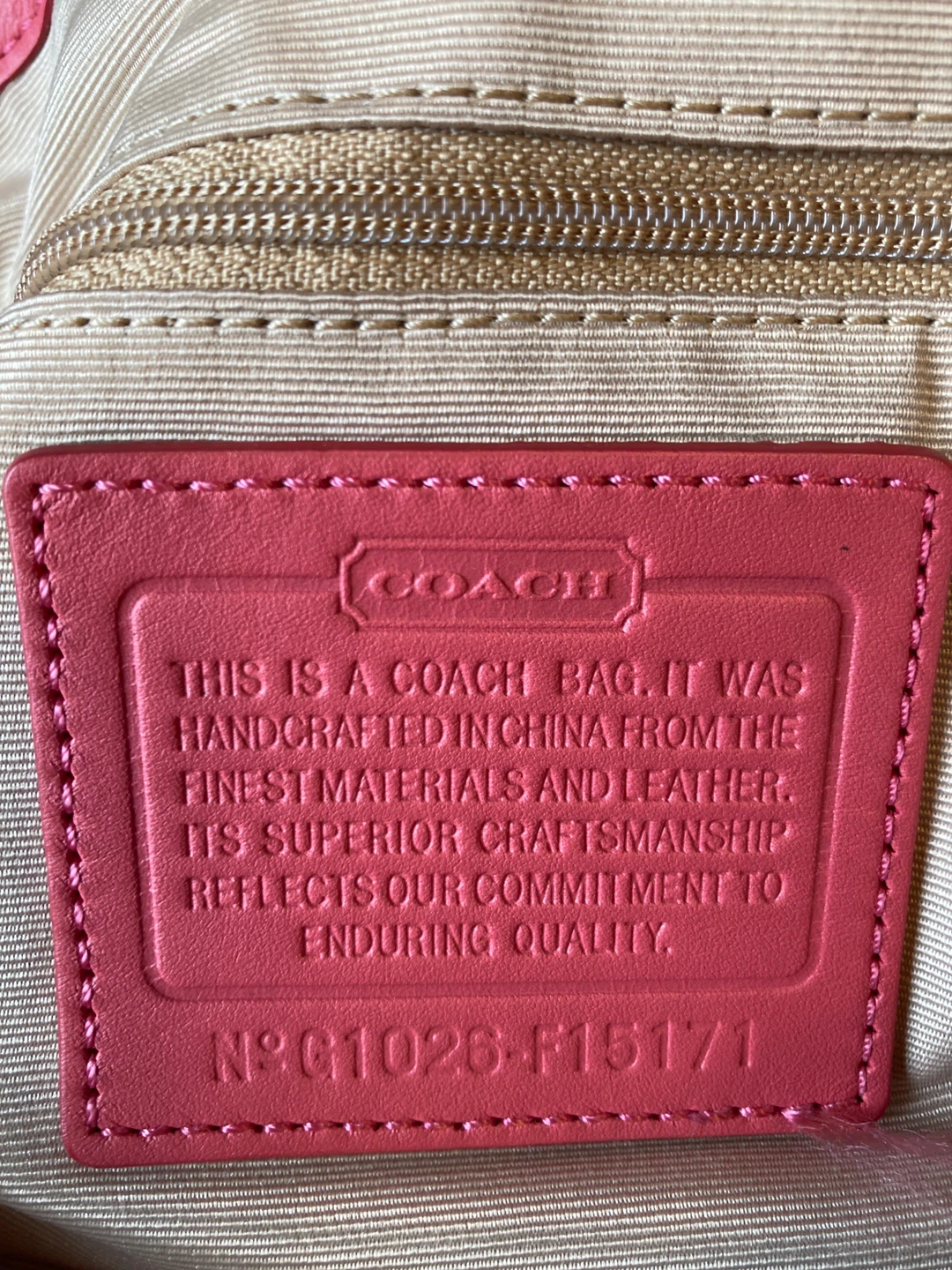 coachショルダーバッグの写真3枚目
