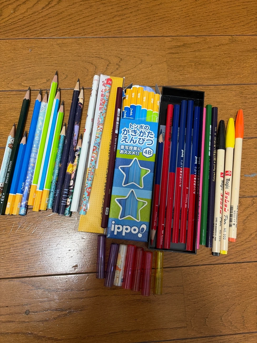 トンボ ippo鉛筆 赤青鉛筆 色鉛筆 文房具セット鉛筆キャップ