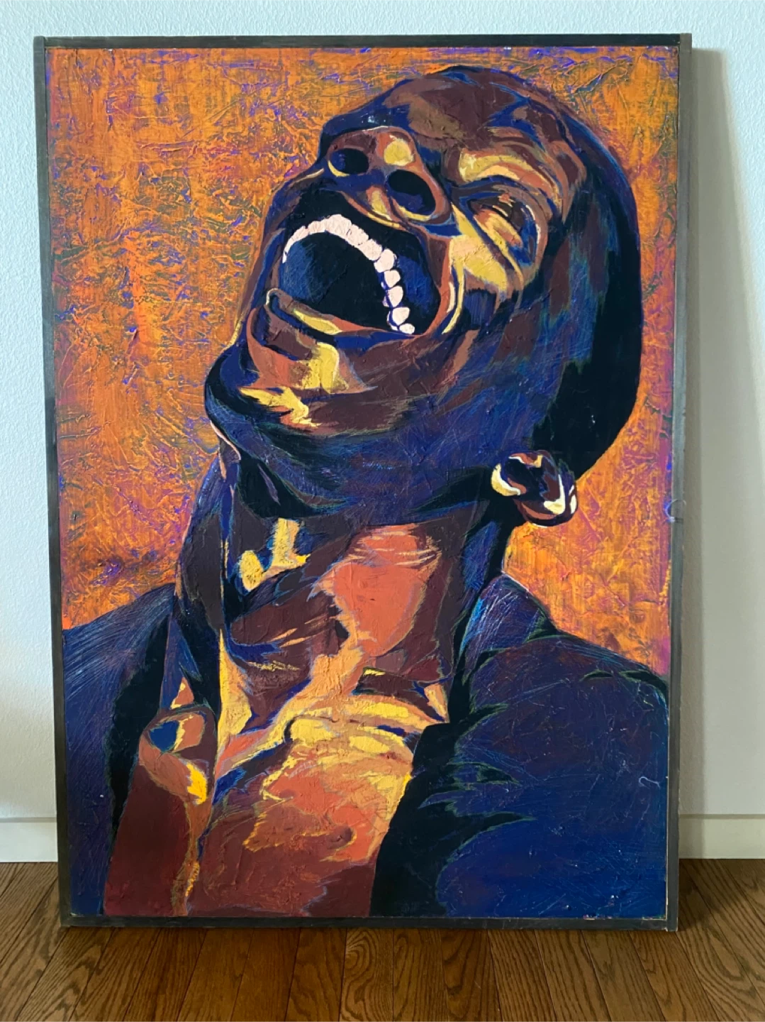 jazz ミュージシャン　絵画　B1サイズ　木枠付きの写真5枚目