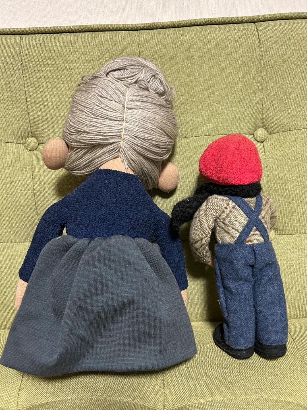 ハンドメイド人形 おばあさんと男の子の写真2枚目