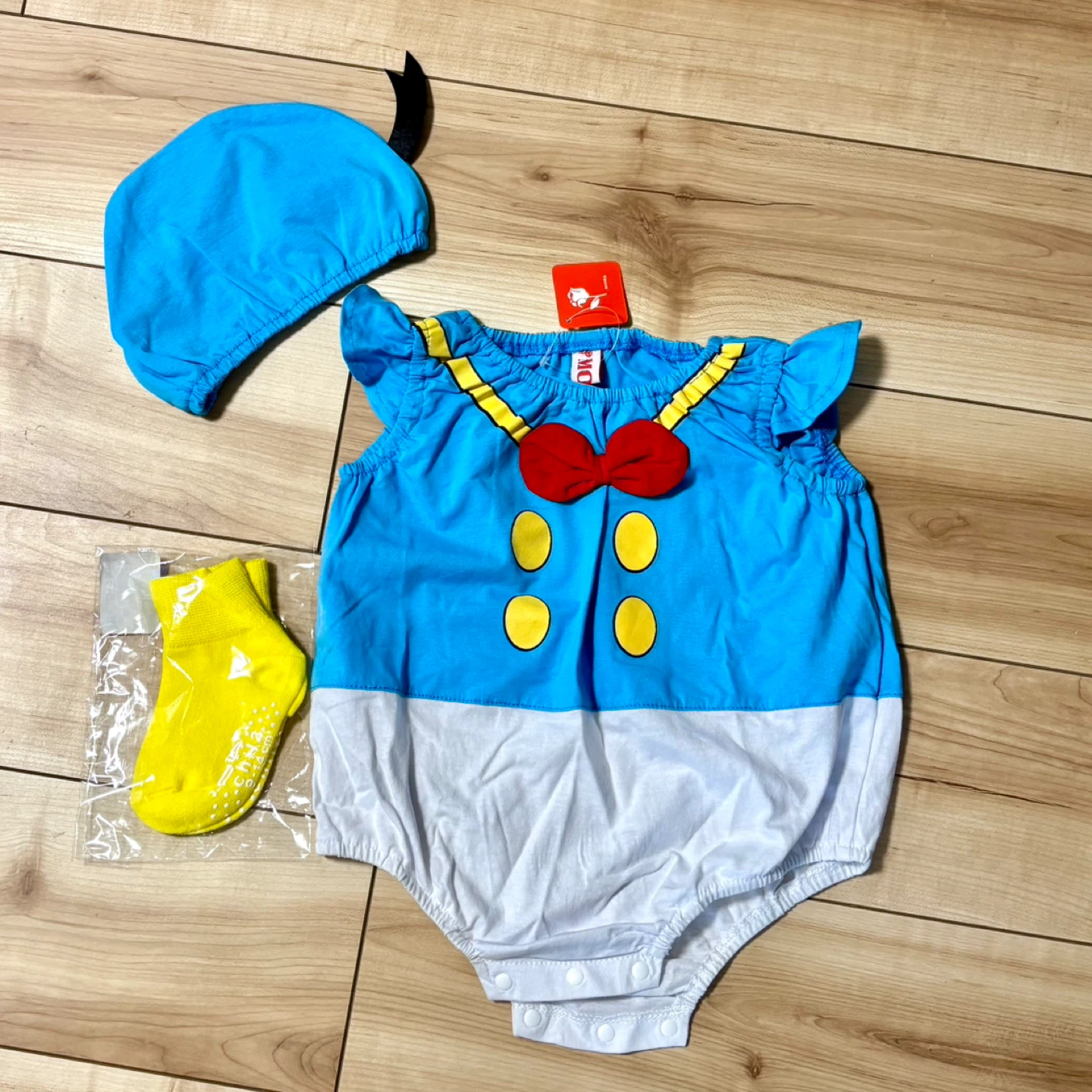 【新品】ドナルドロンパース 90サイズ ベビー ディズニー コスプレ 80 90