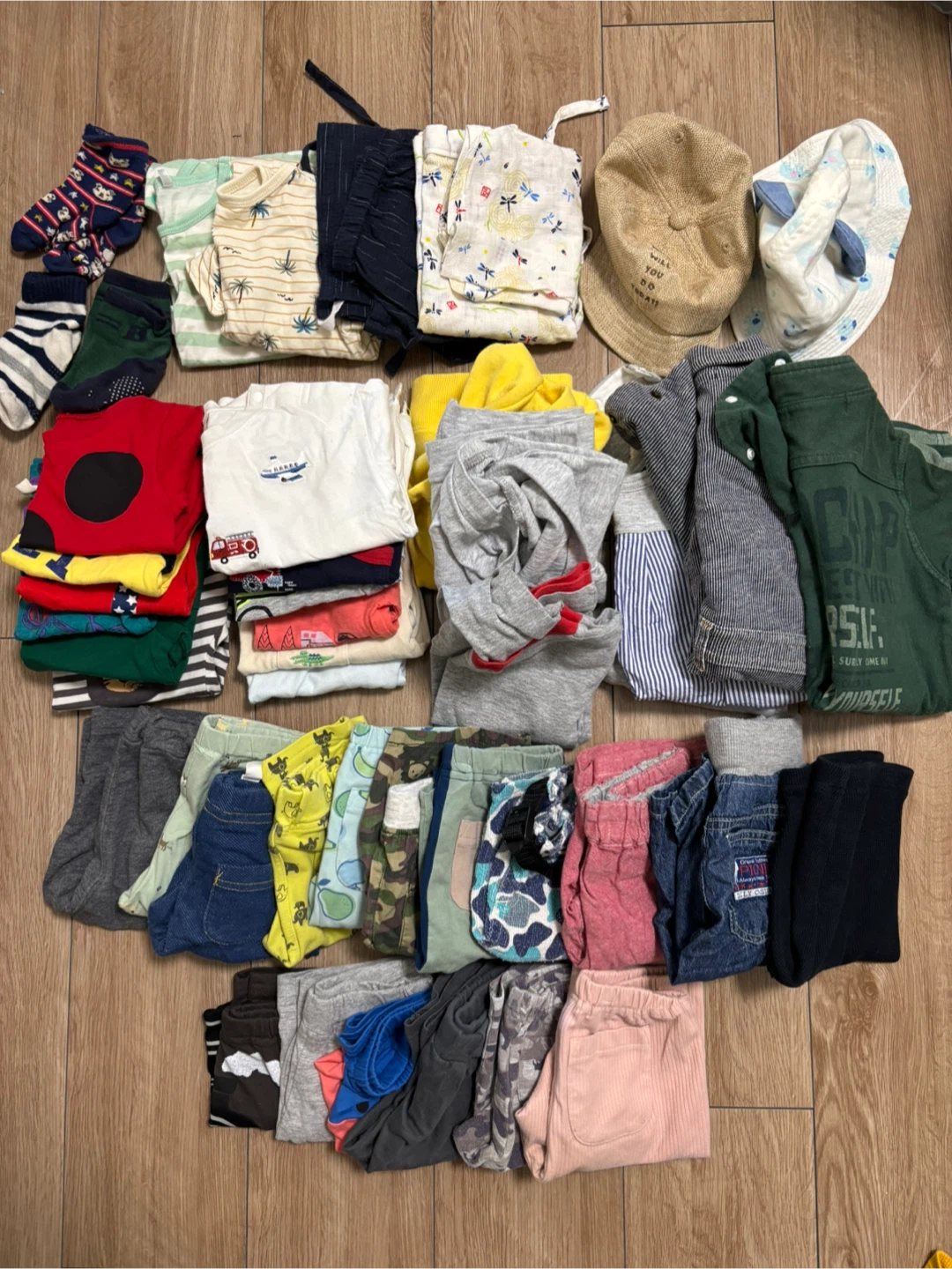 他商品1,000円以上ご購入くださった方にお譲りします。ベビー服 春夏物メイン
