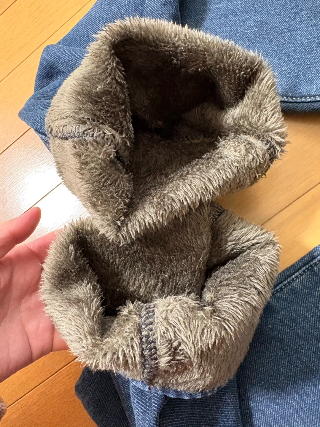 未使用　ズボン  激暖‼️裏起毛ジーンズ M～Lサイズの写真4枚目