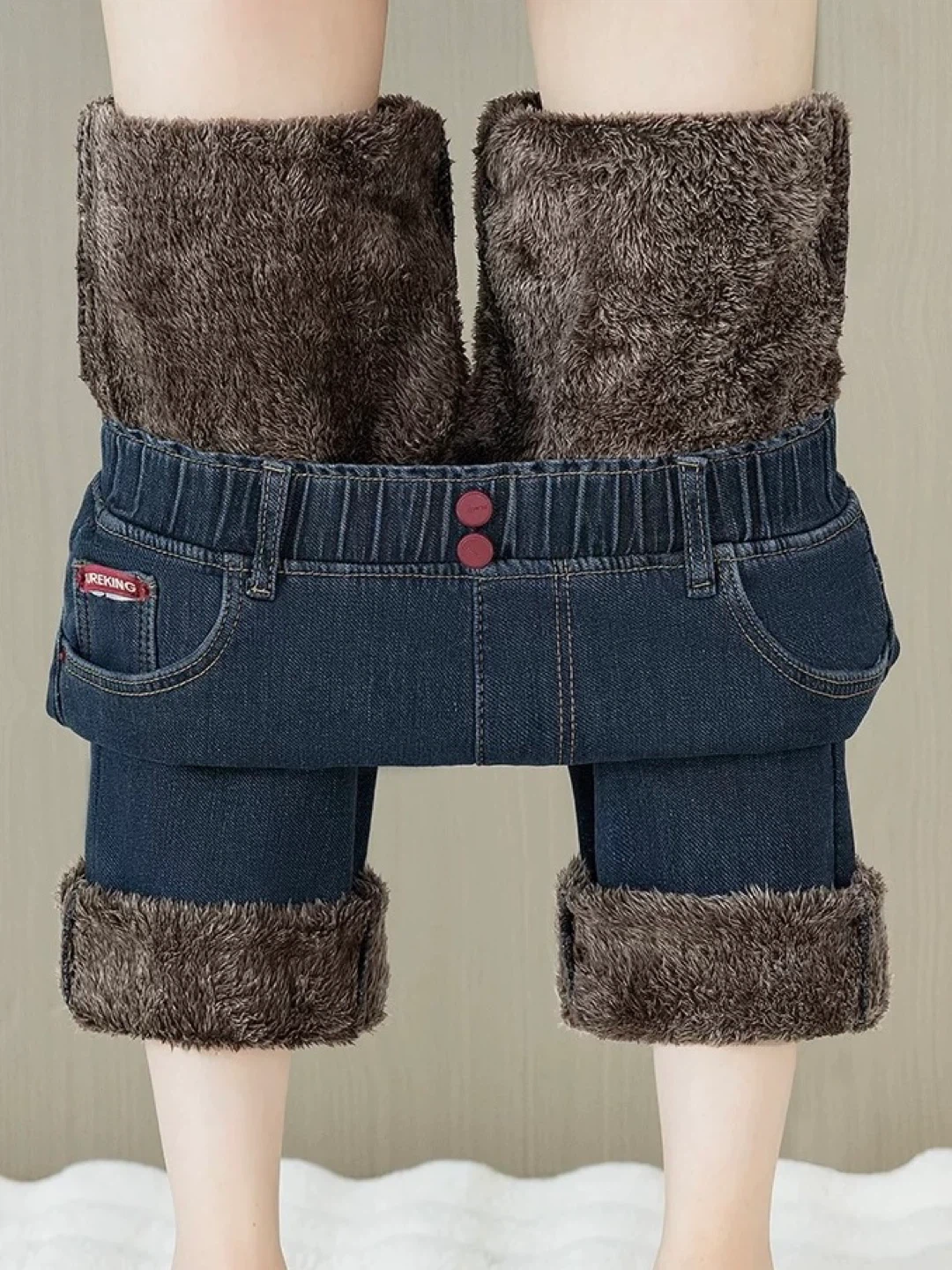 未使用　ズボン  激暖‼️裏起毛ジーンズ M～Lサイズの写真8枚目