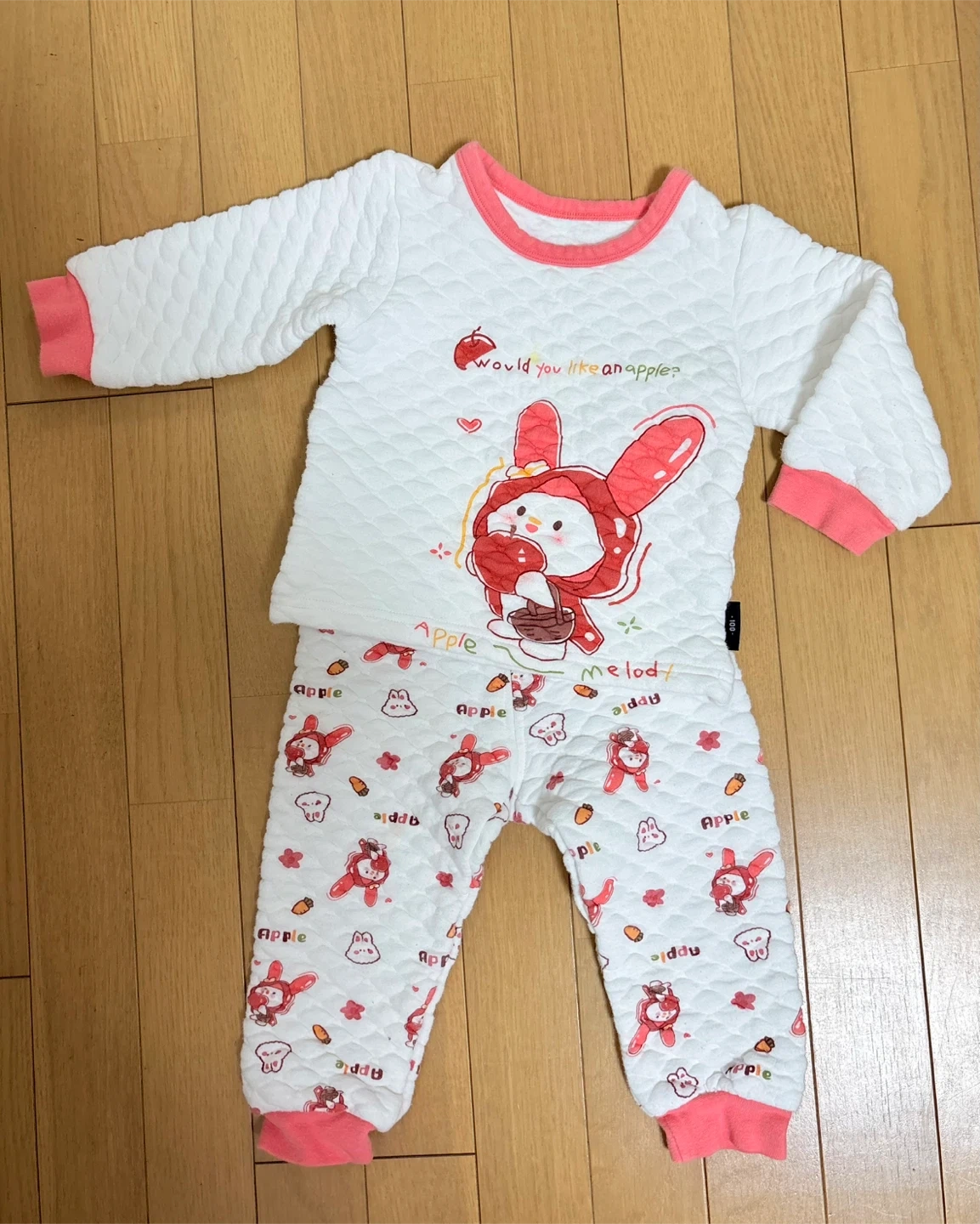 キャラクター柄 ベビー服 上下セット 90サイズの写真2枚目