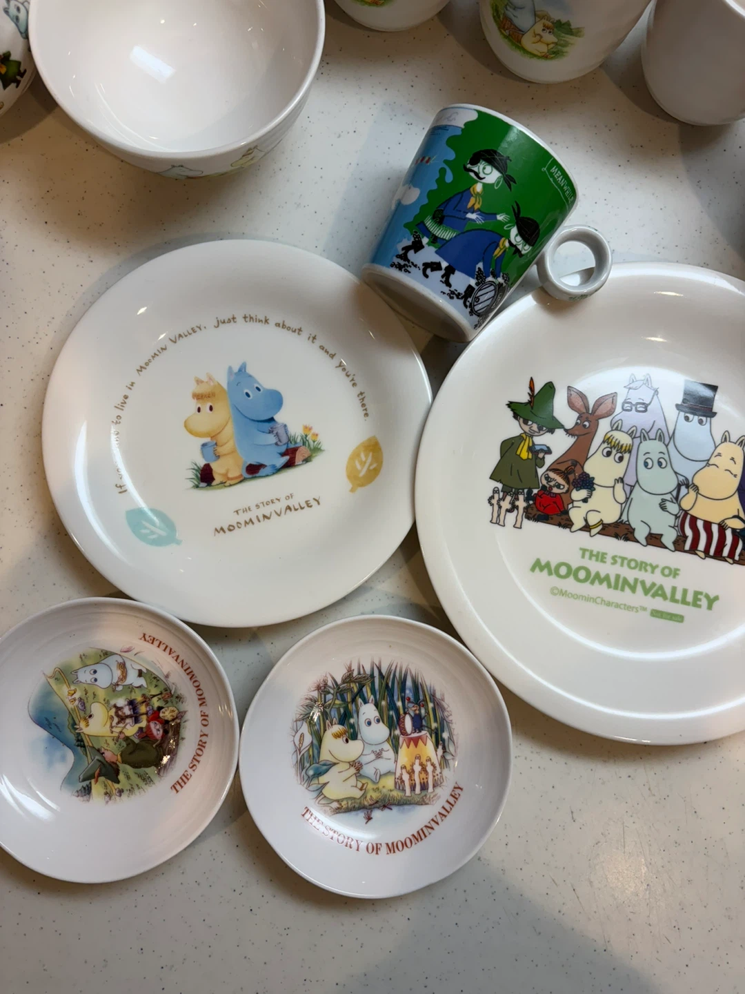 ムーミン　食器　コップ　皿　湯呑み　マグカップ　コーヒーカップ 18点まとめ売りの写真3枚目