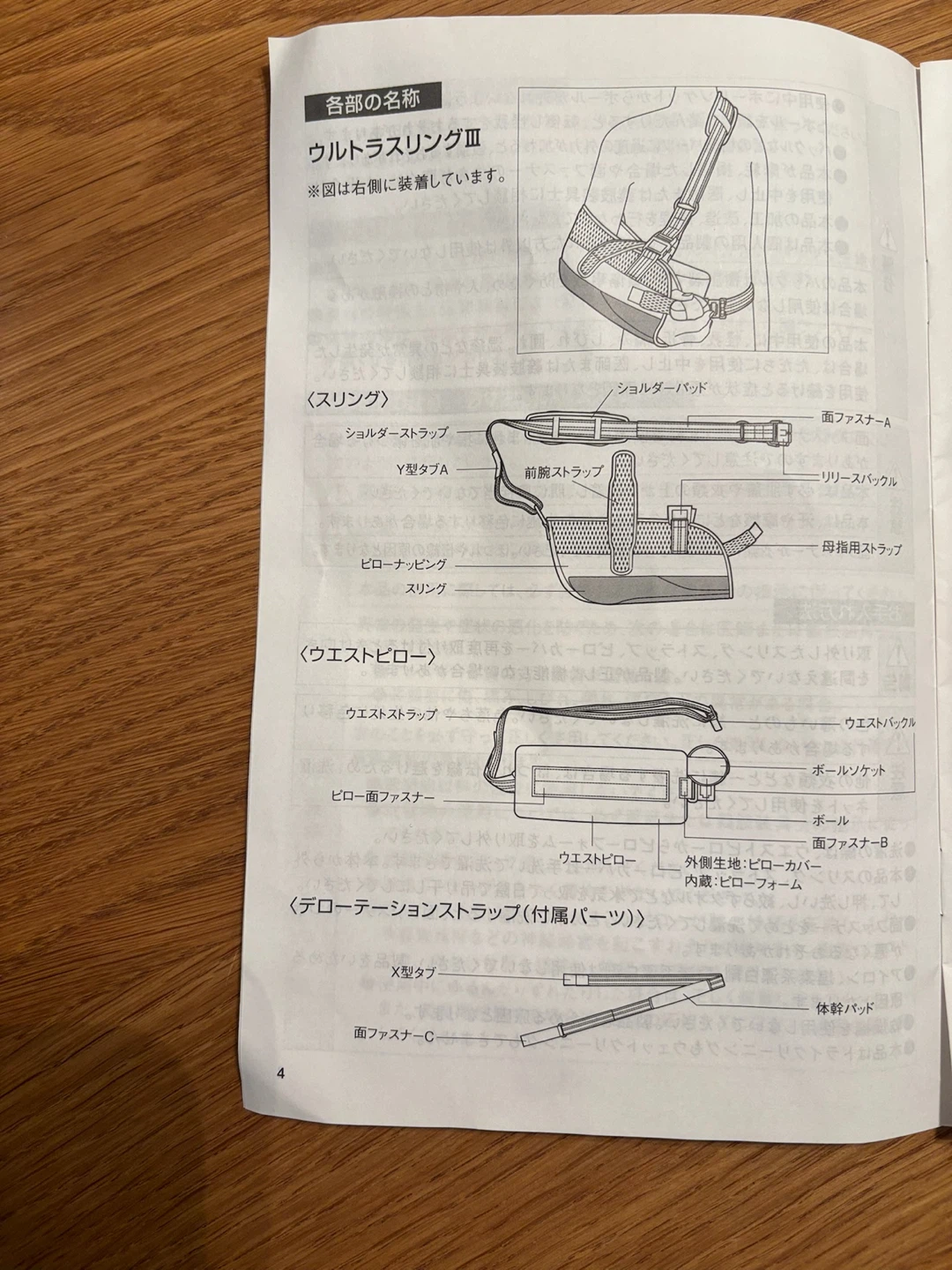 肩関節固定具 Donjoyウルトラスリング IIIの写真6枚目