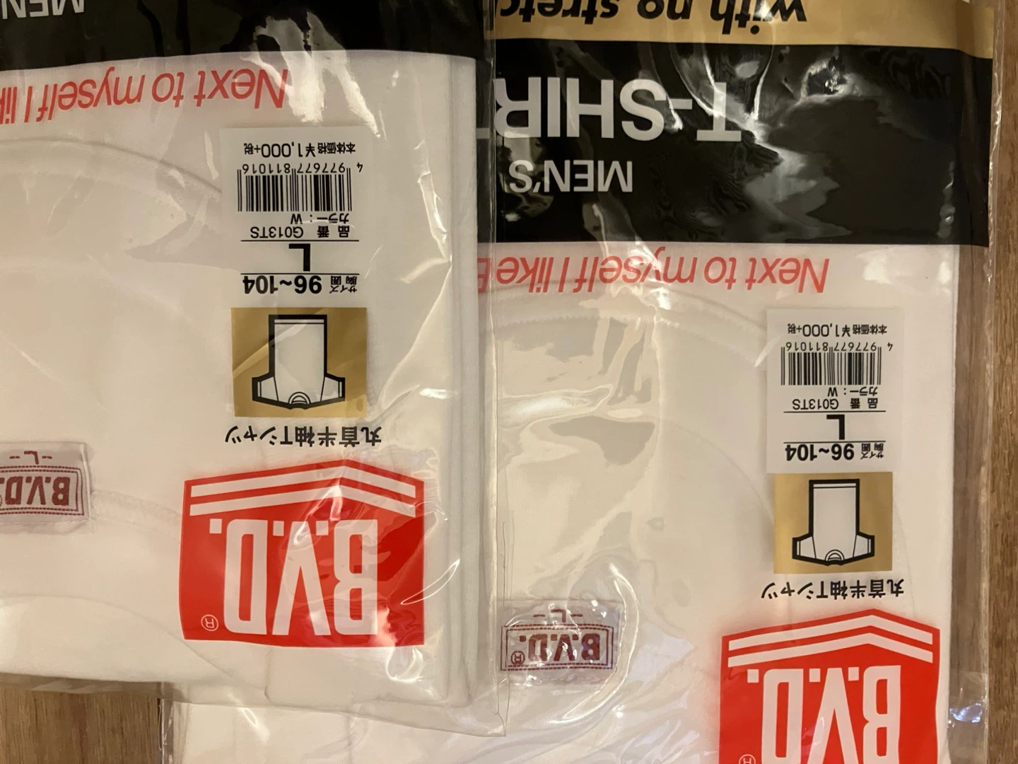 BVD メンズ Tシャツ Lサイズ 2枚セットの写真2枚目