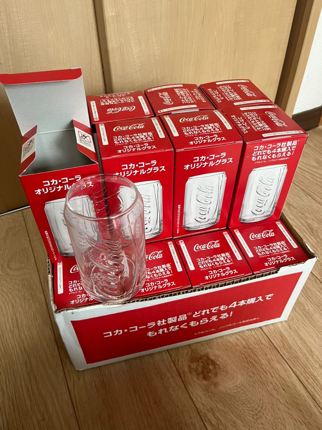 新品　コカ・コーラ オリジナルグラス 18個