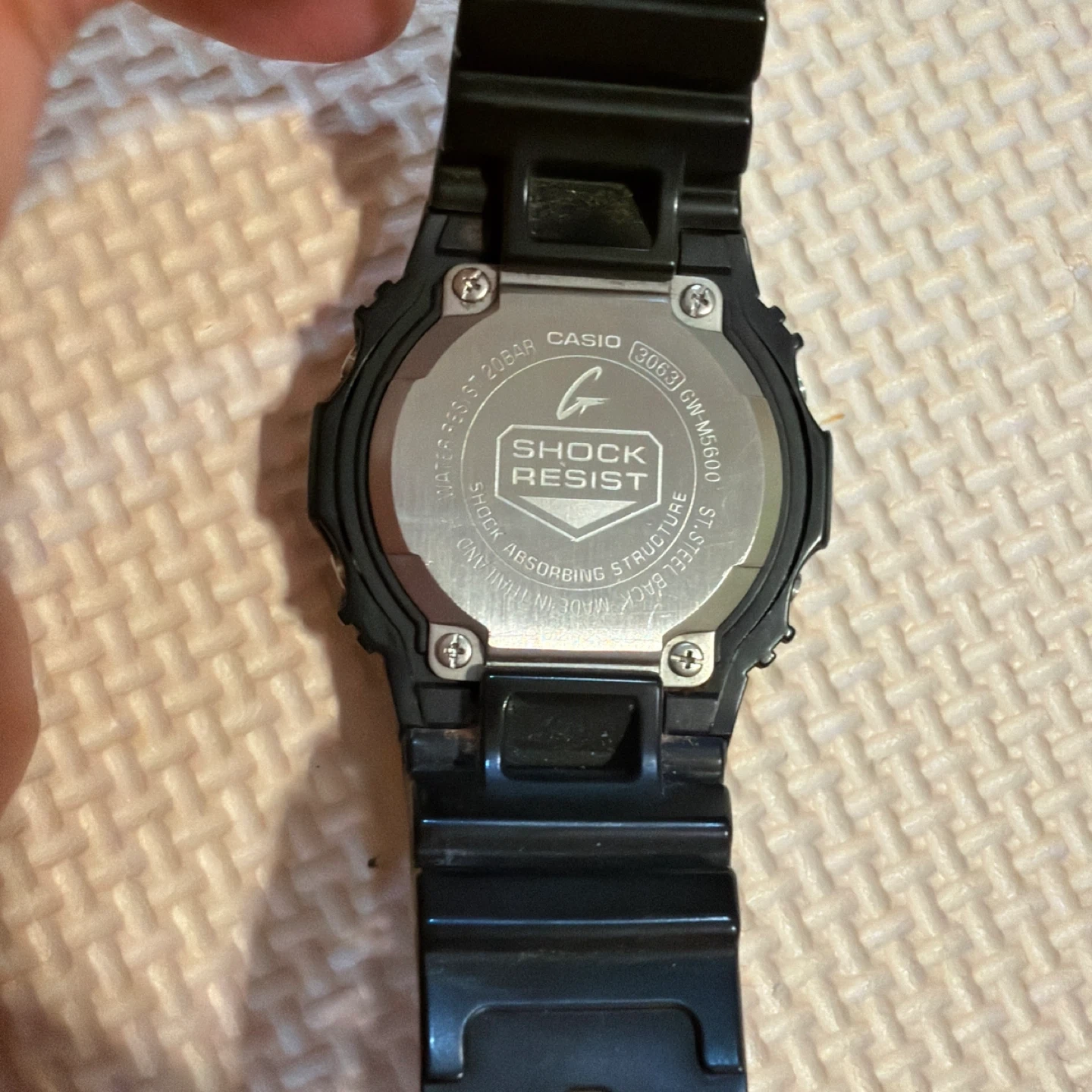 CASIO G-SHOCK 黒の写真2枚目